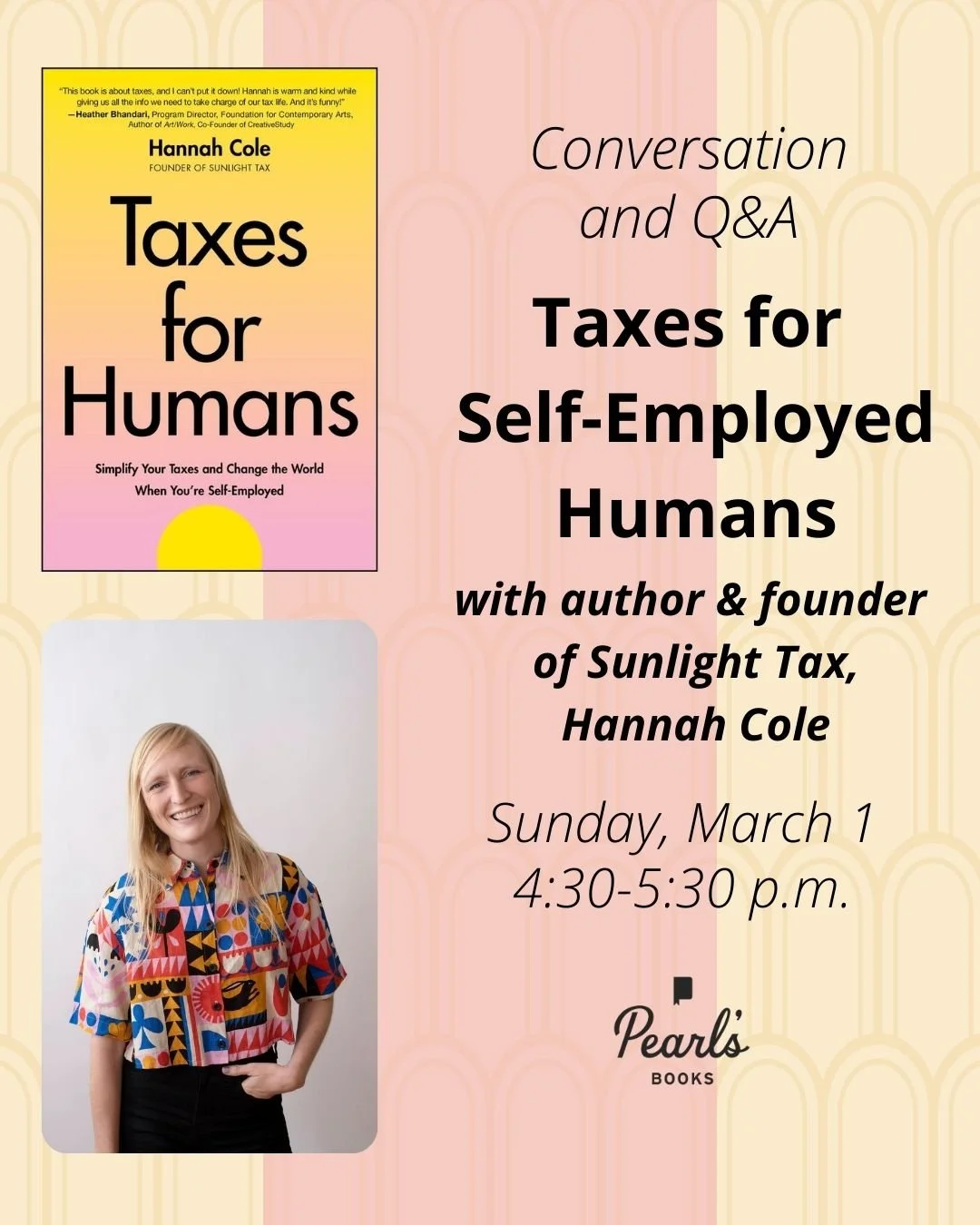 Taxes for Humans Talk w/ Hannah Cole