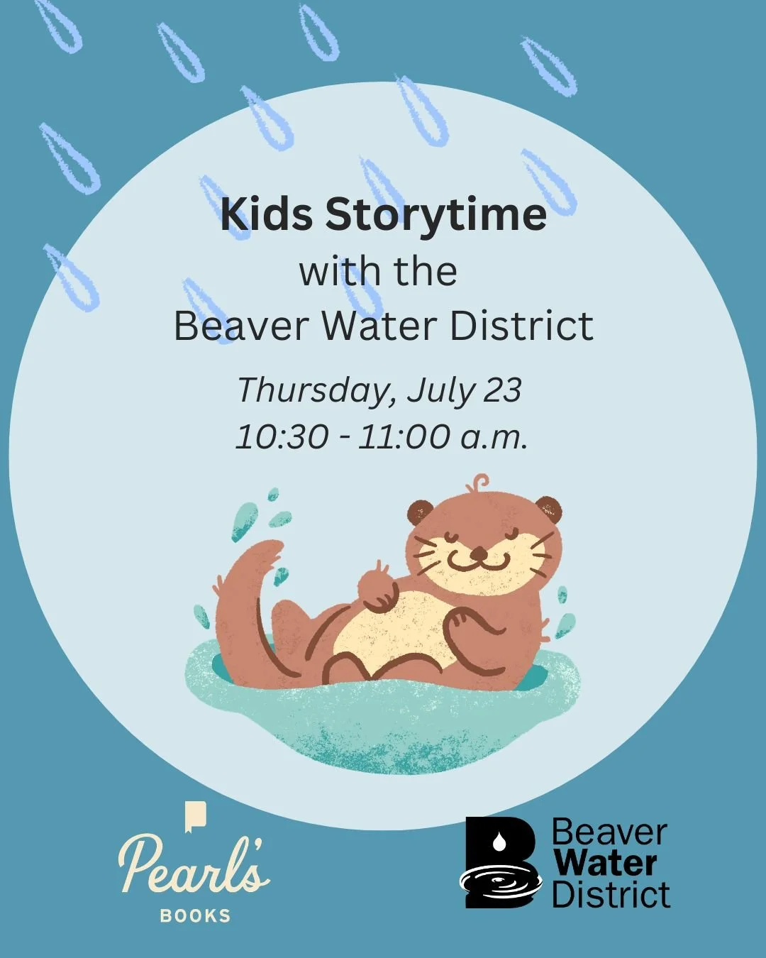 Kids Storytime w/ the   Beaver Water District