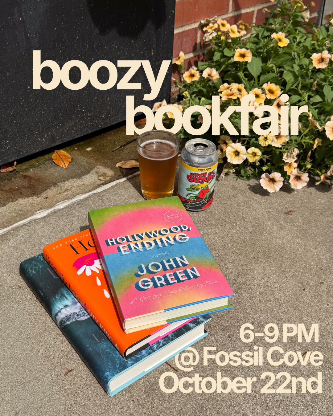 Boozy Bookfair @ Fossil Cove