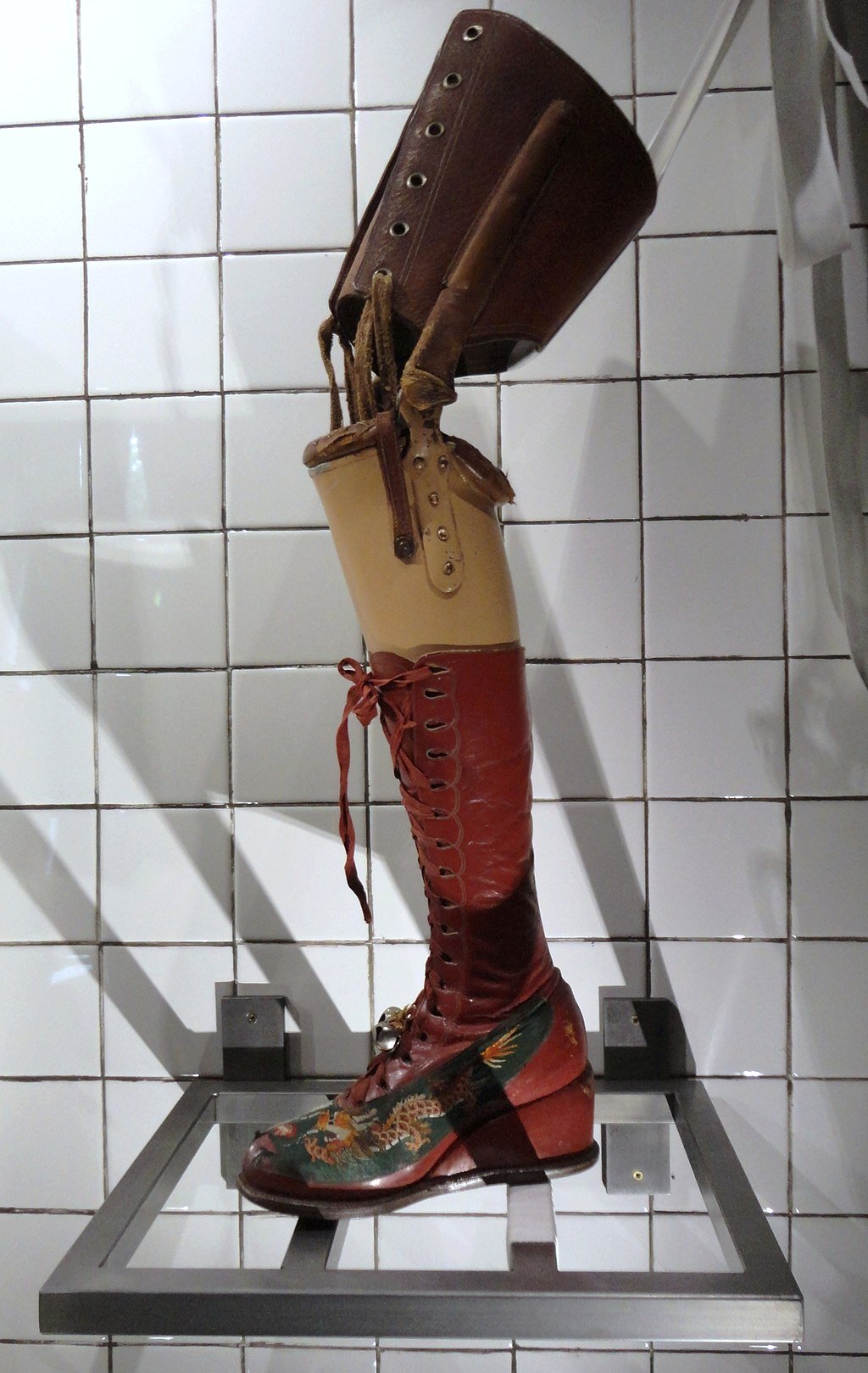 Frida Kahlo's prosthetic limb