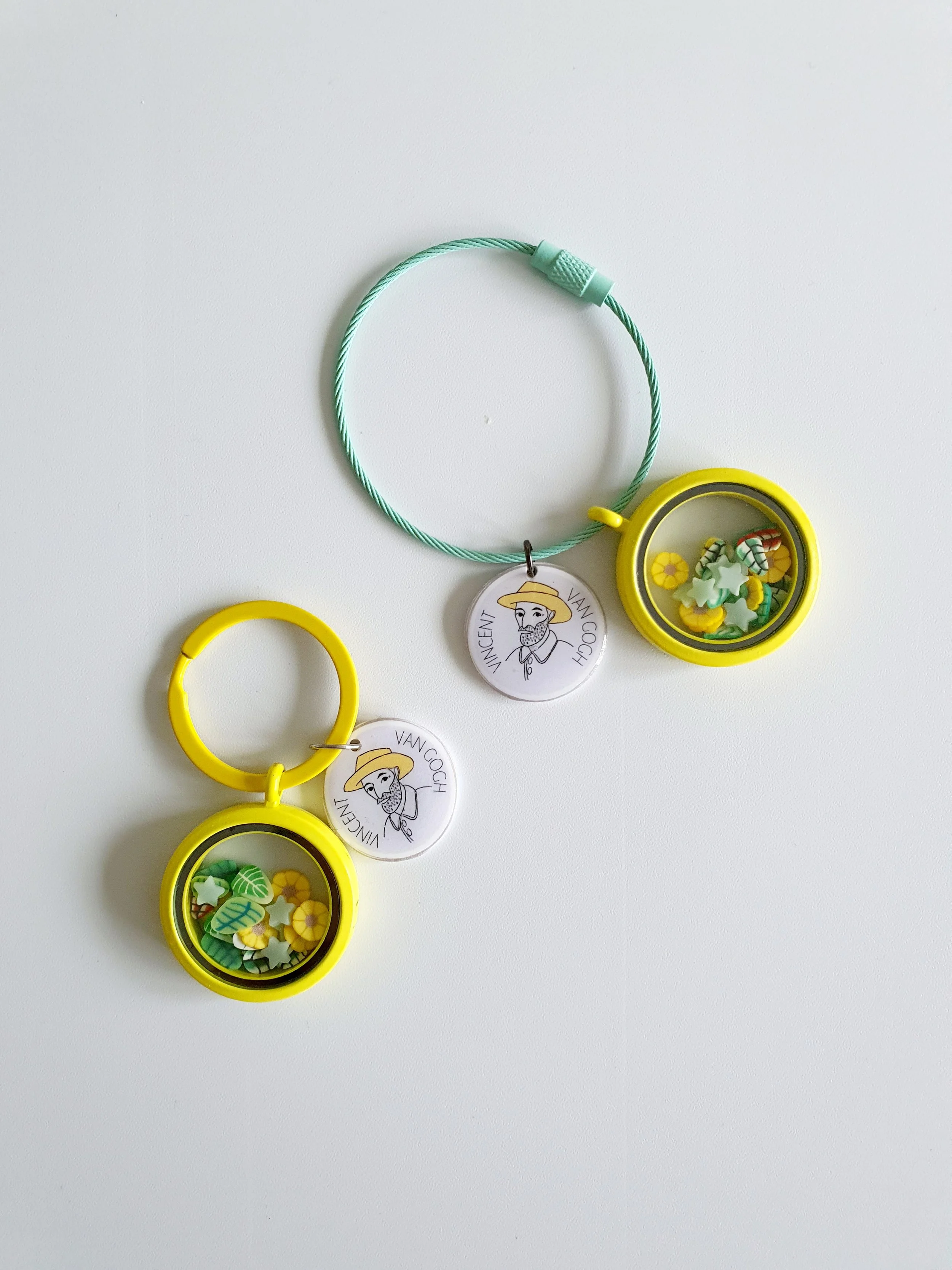 Vincent van Gogh Glow in the Dark Keyring