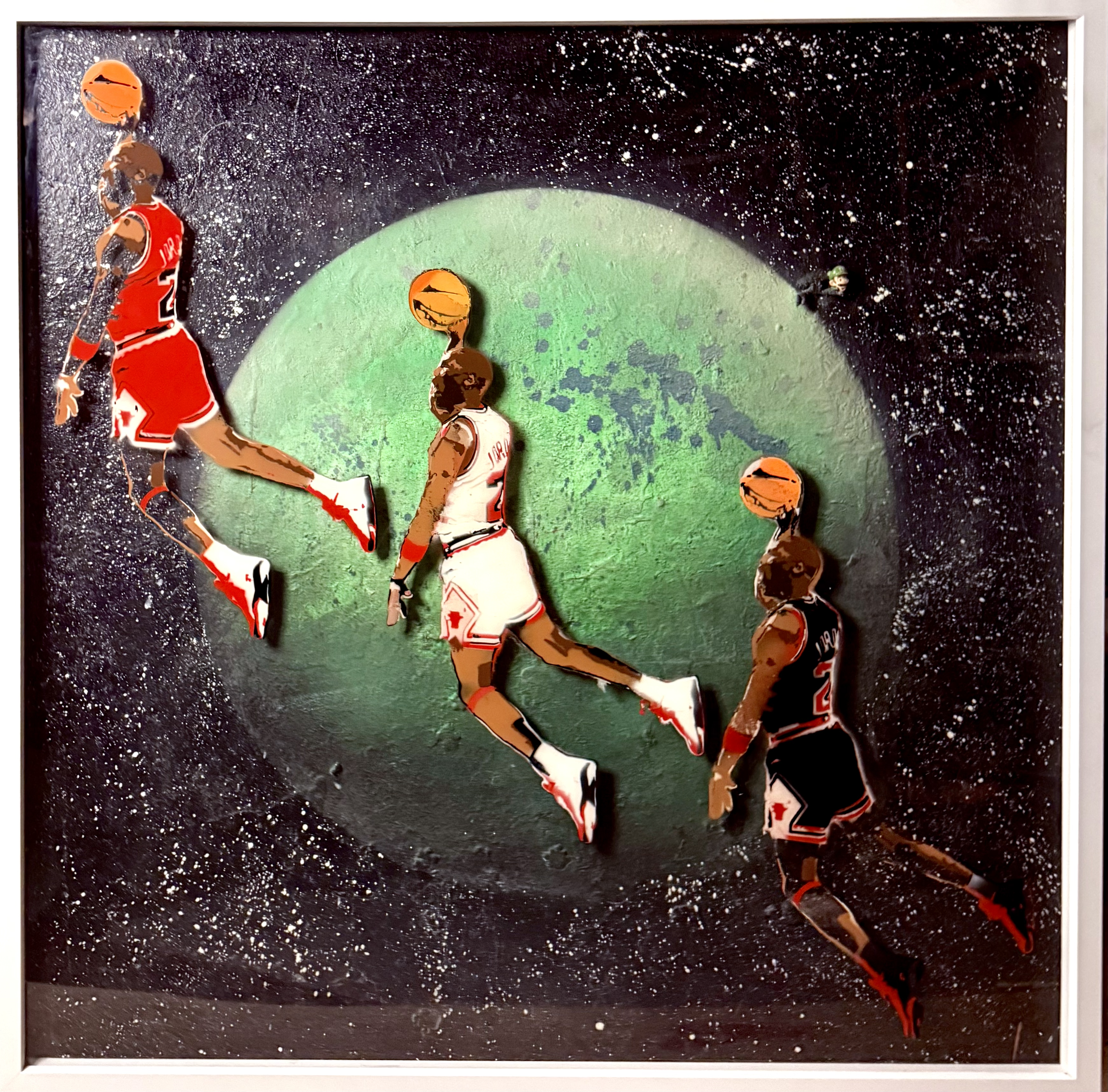 Green Glow | 40x40 | Framed