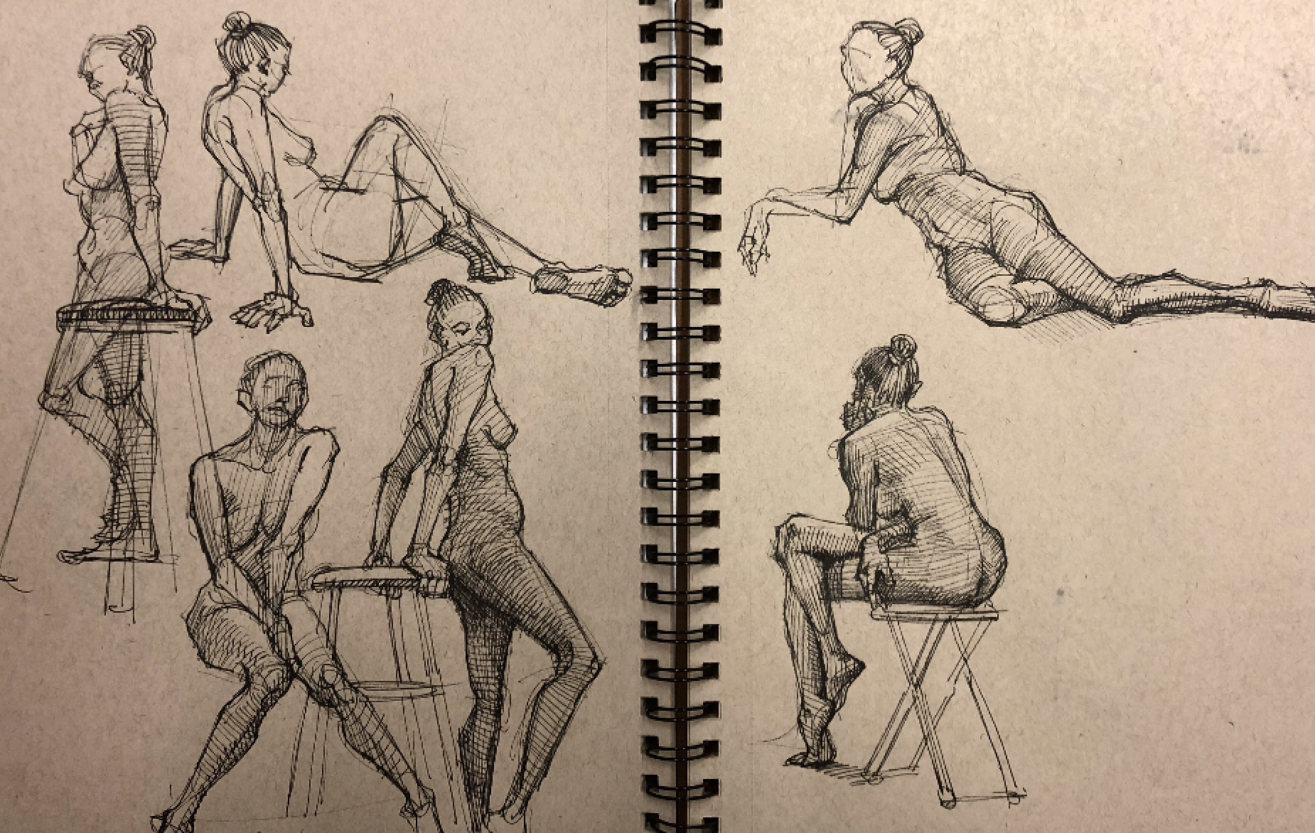 Figure Drawing Demo at The Getty