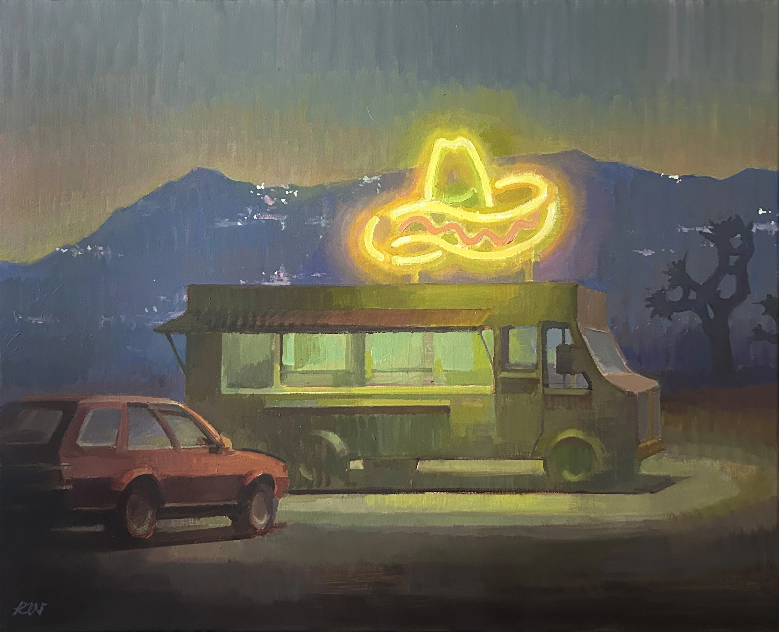 Desert Taco, 20x16", oil on canvas. SOLD