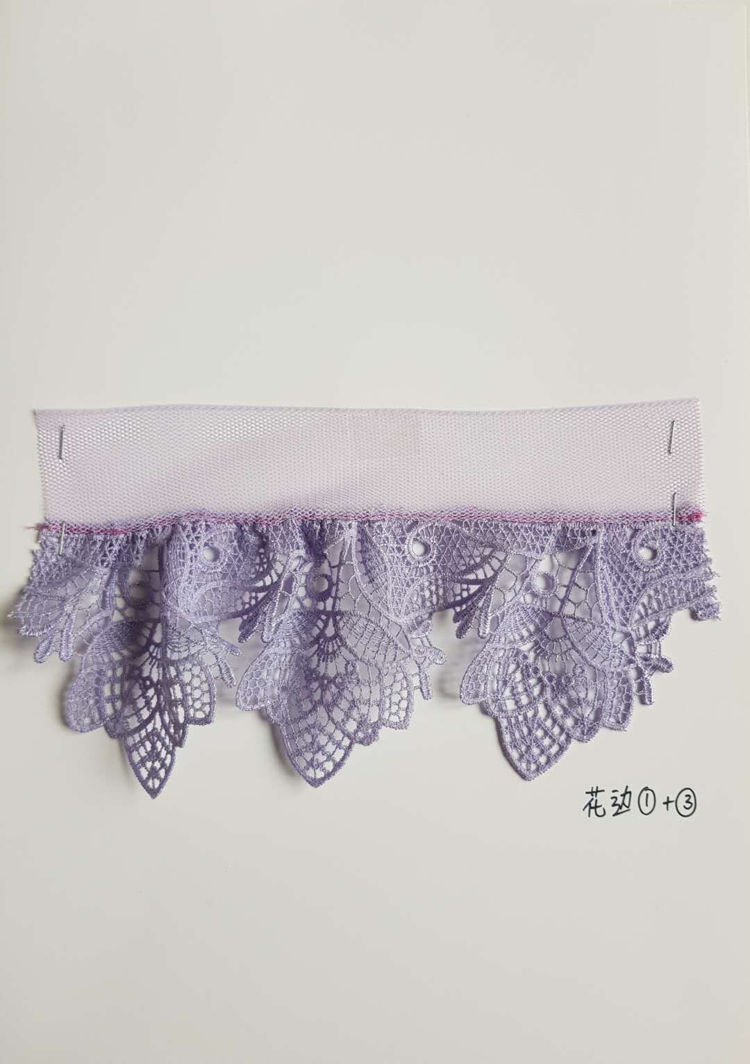 Lace trimming manipulation