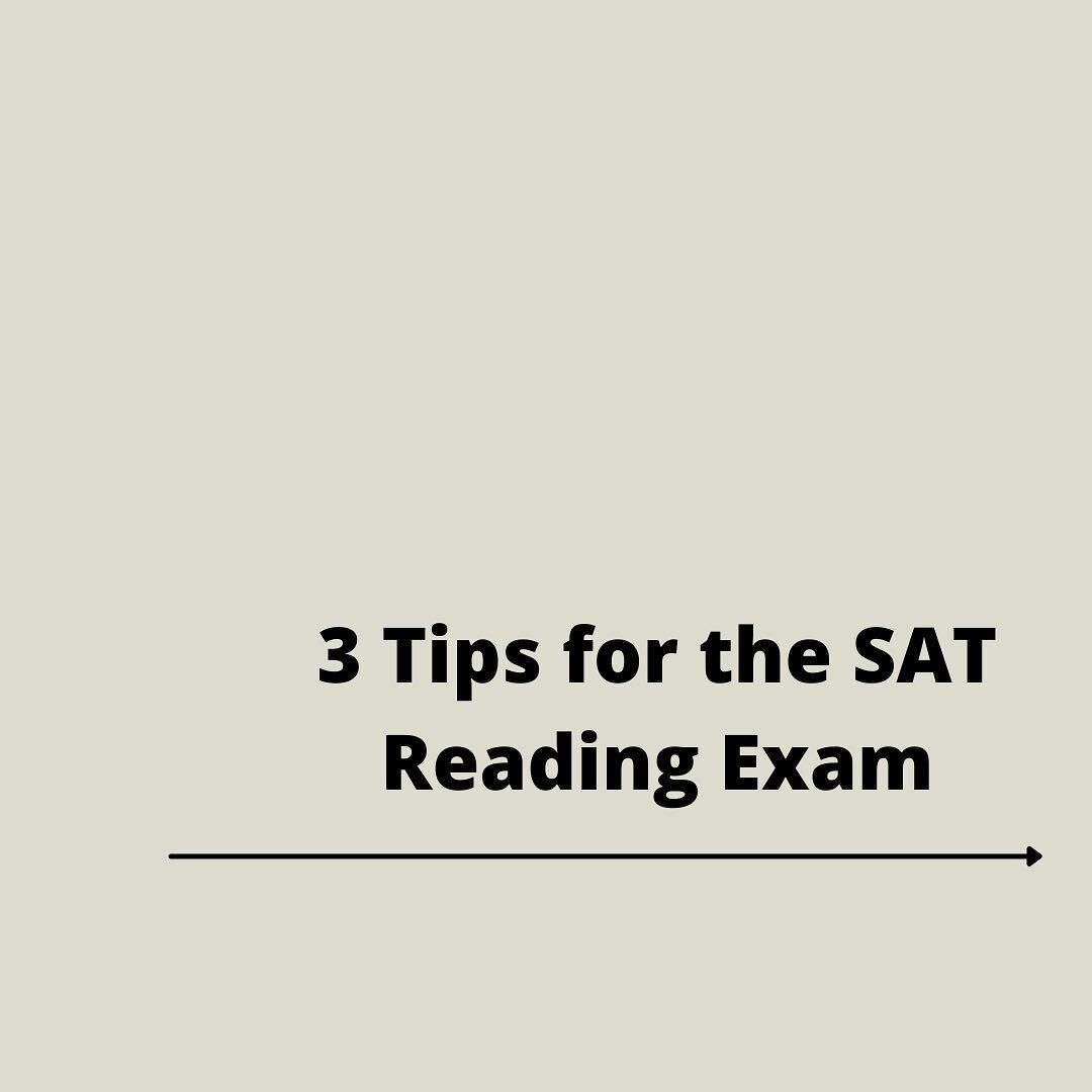 Remember these 3 things to be successful on the SAT&reg; Reading Exam