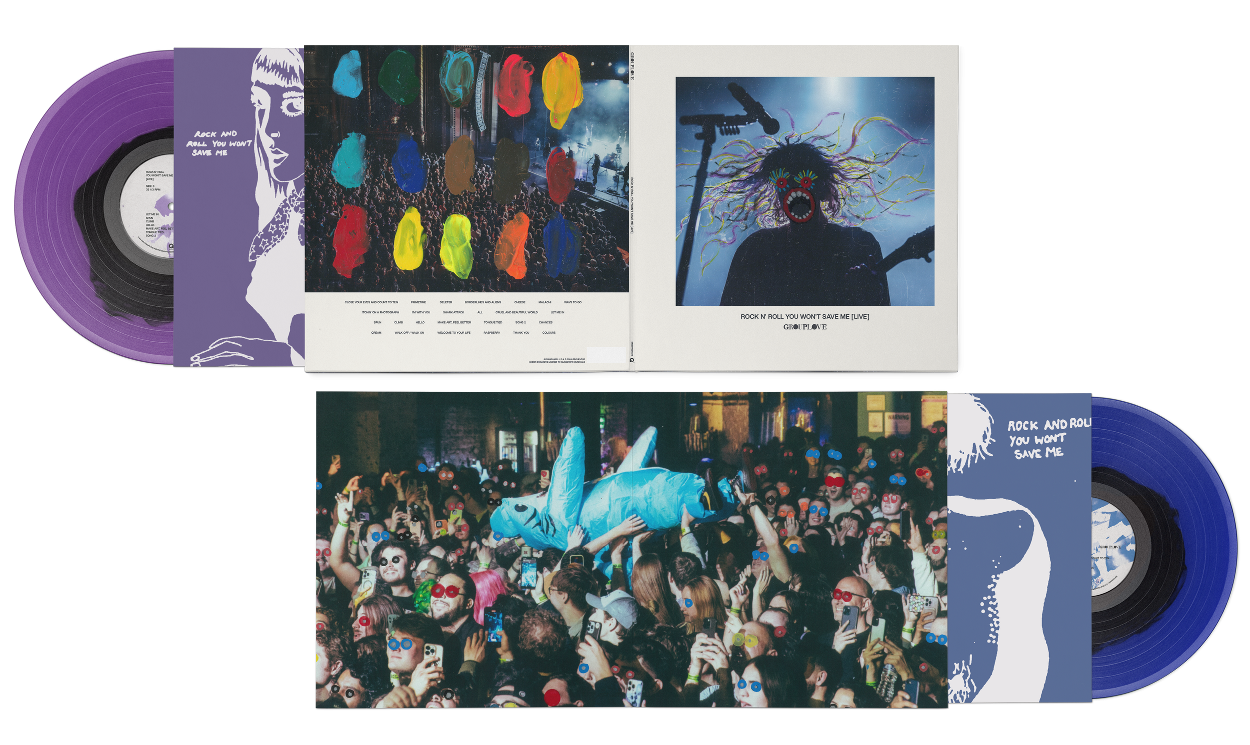 Grouplove Live Album Album Packaging