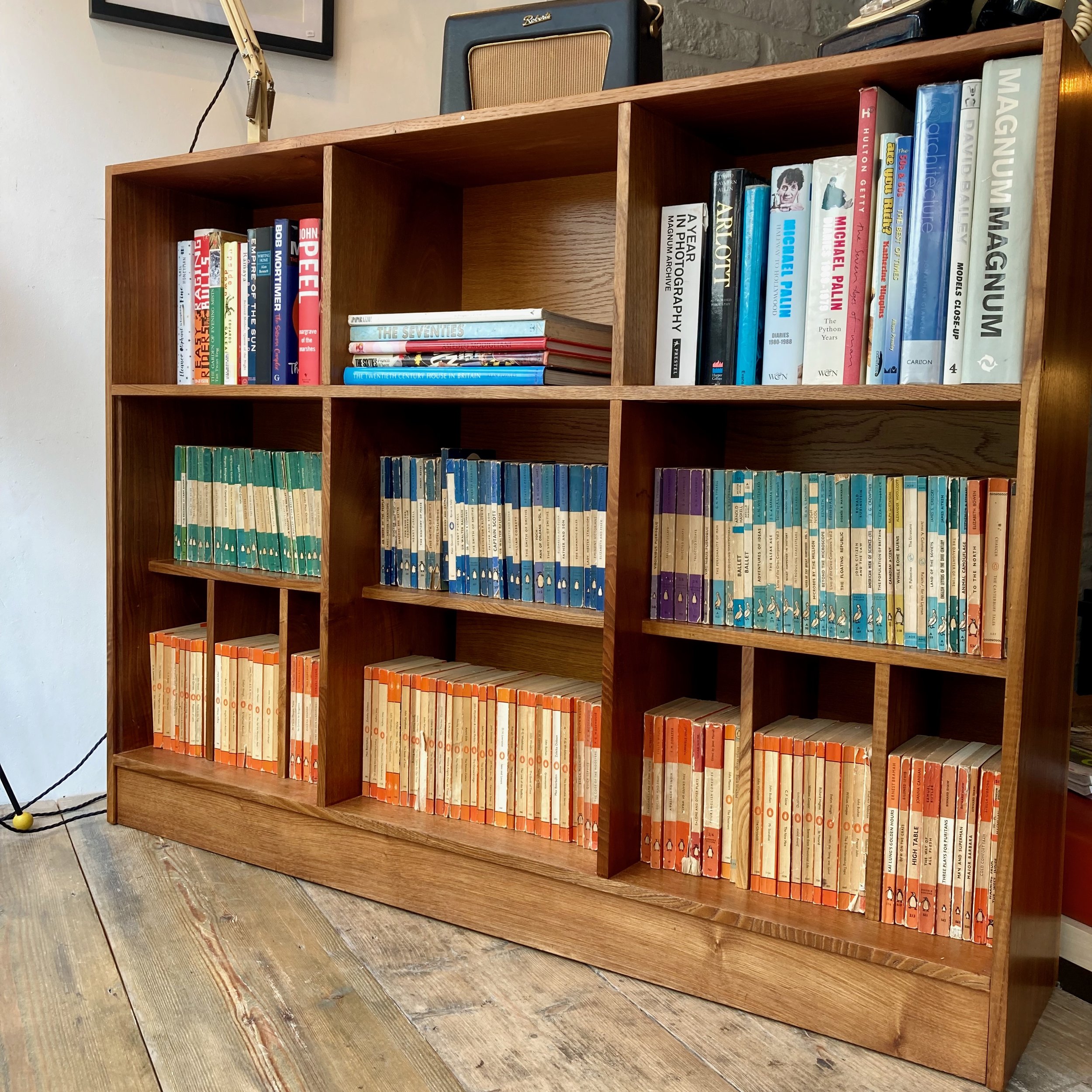 oak bookcase