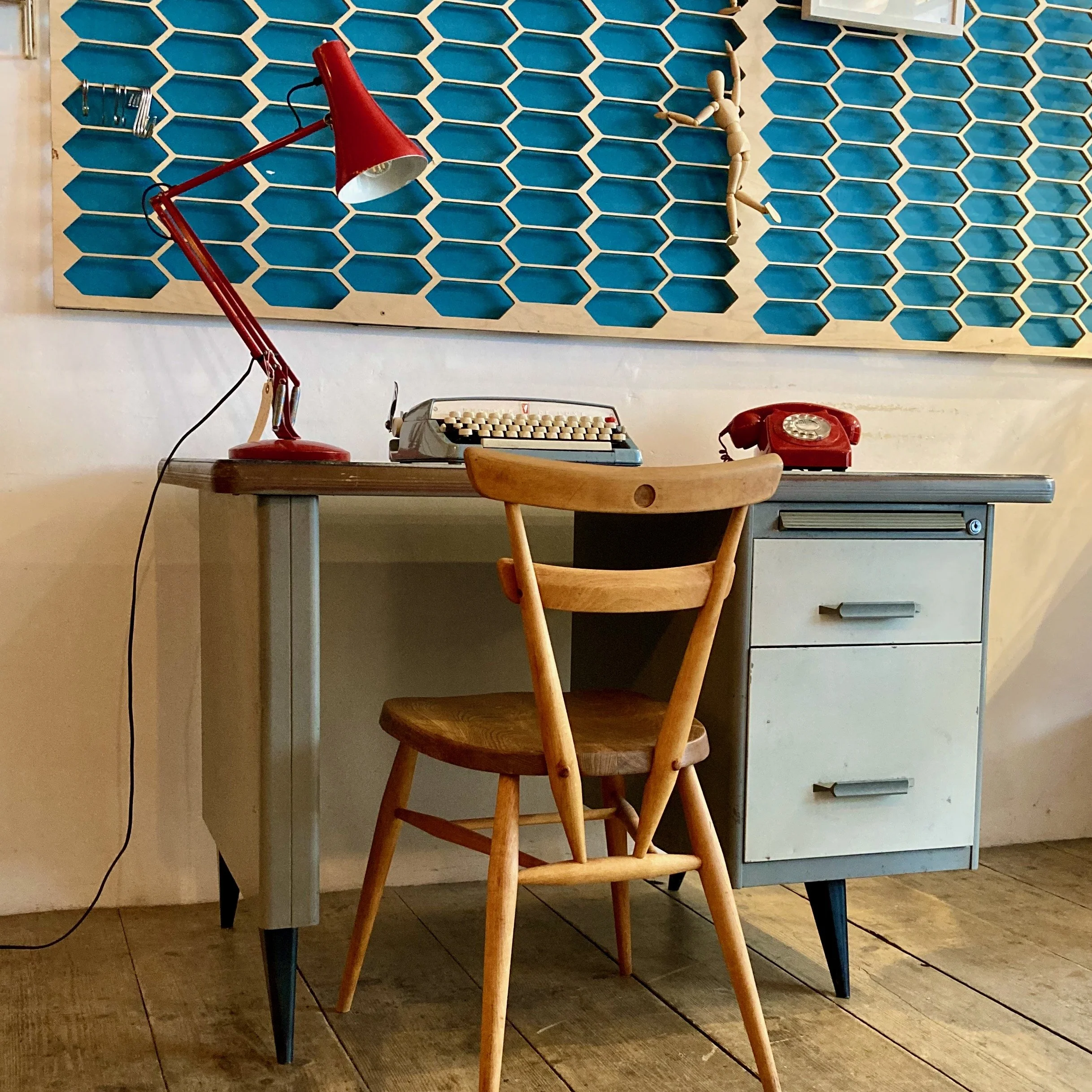mid century desk
