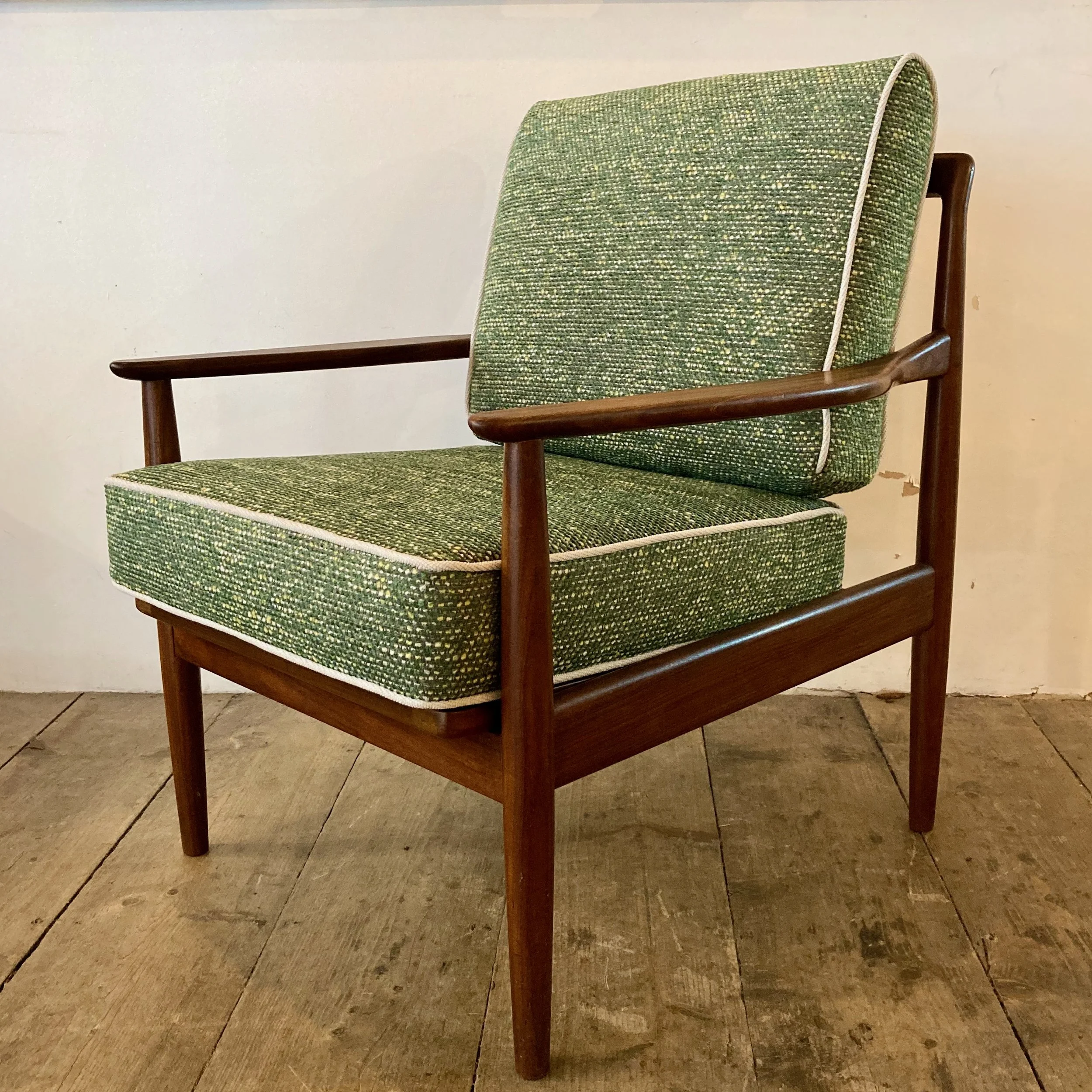 vintage teak armchair