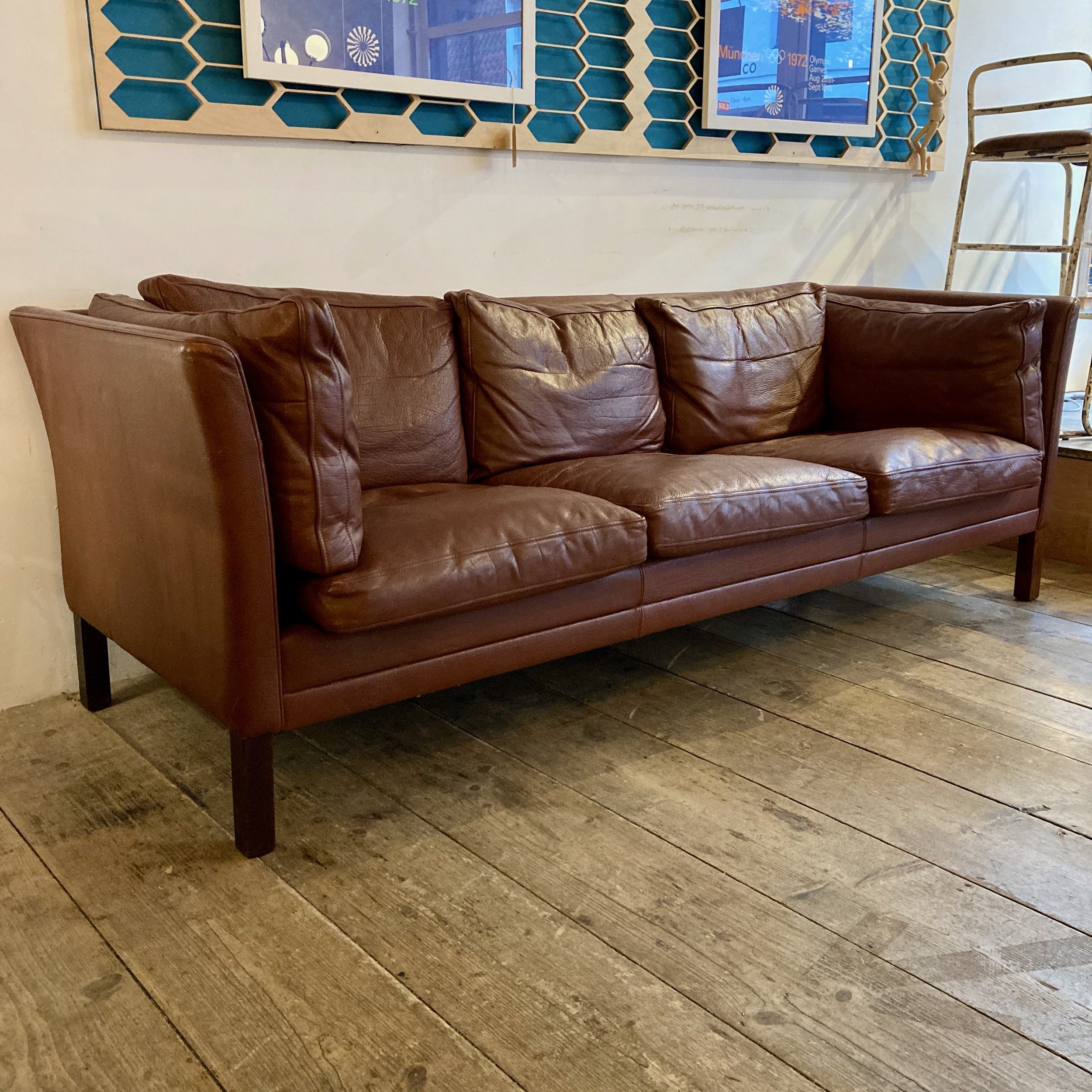 leather sofa