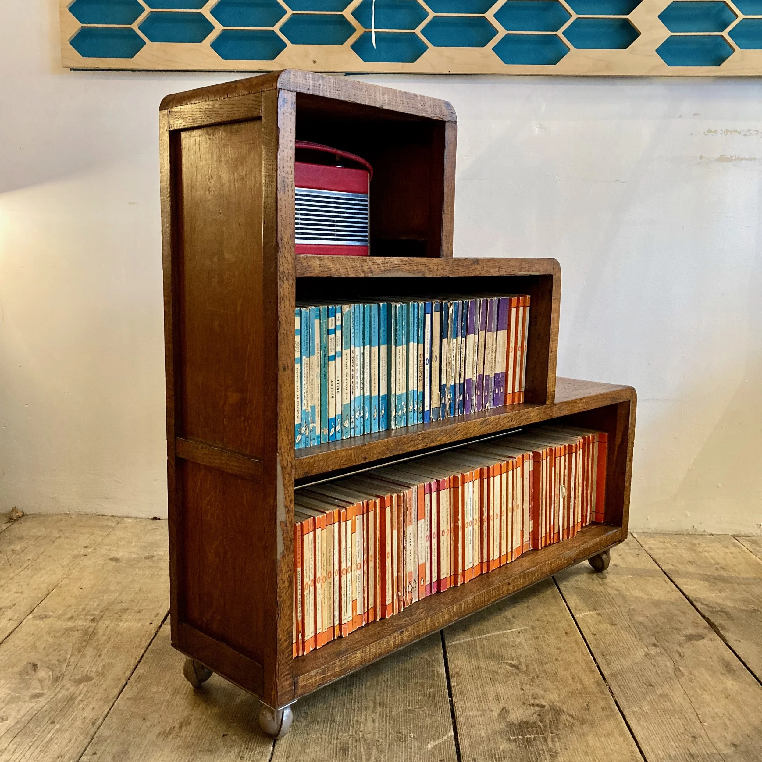 art deco bookcase