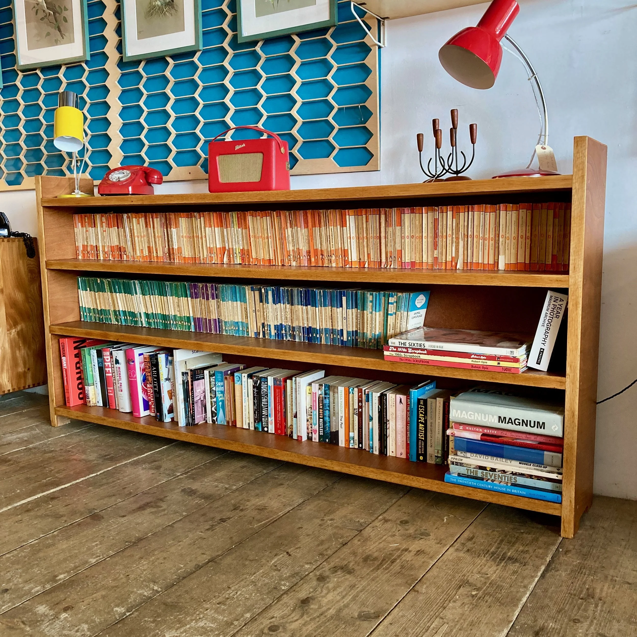 vintage bookcase