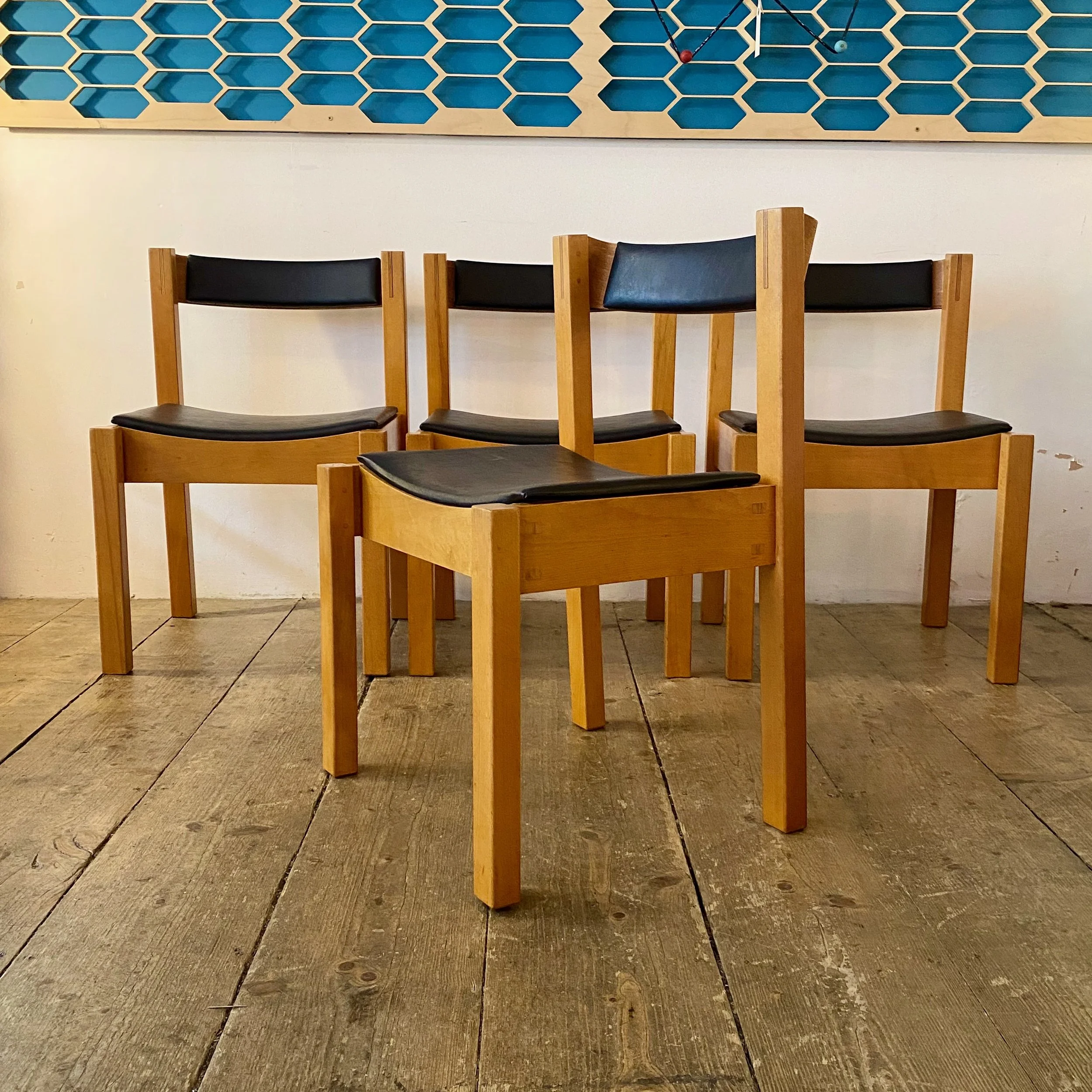 60s jigsaw chairs