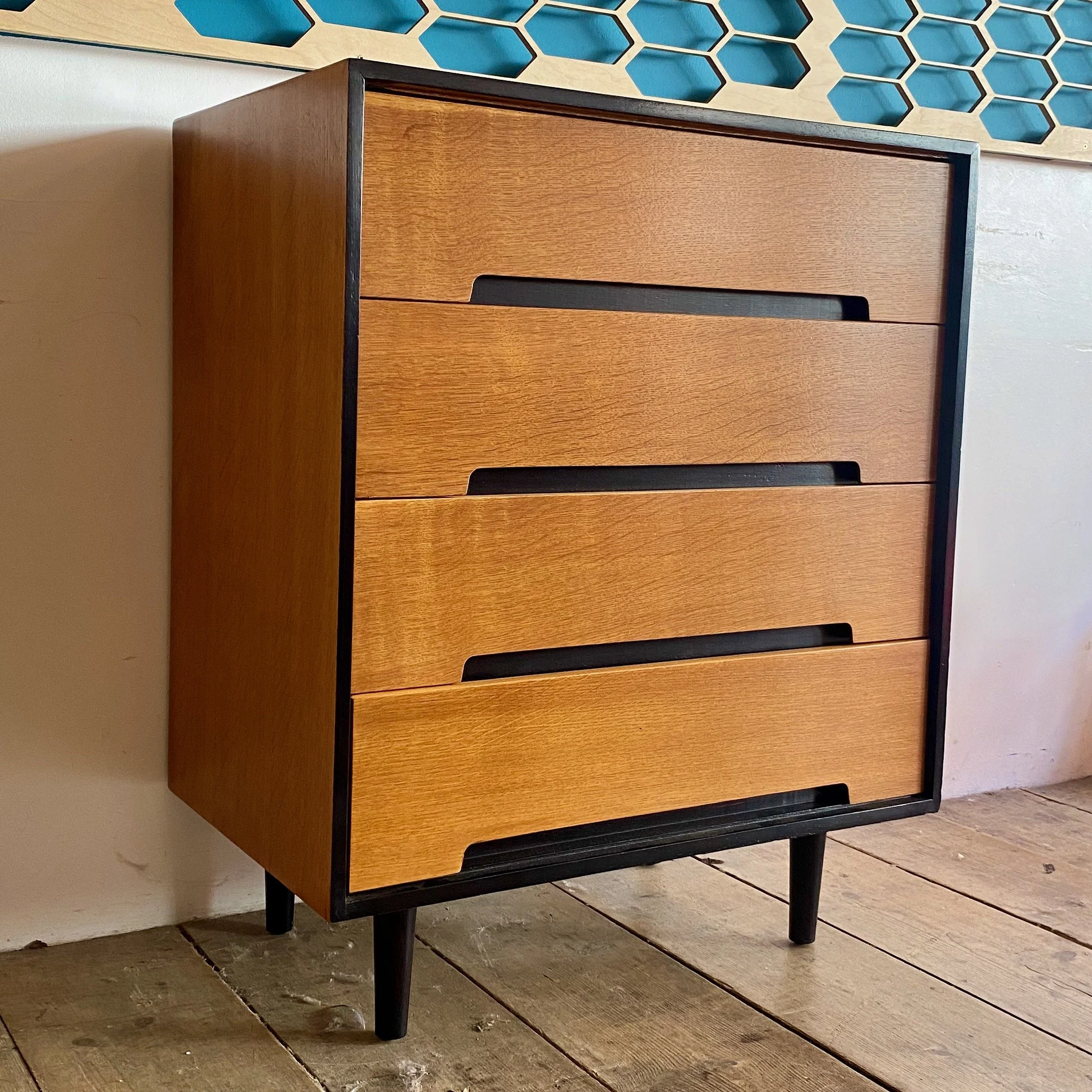 stag chest of drawers