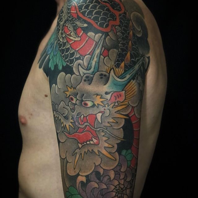 Japanese Dragon Tattoo | Joel Gordon Photography