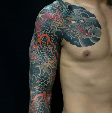 50 Best Dragon Tattoos On Full Sleeve  Tattoo Designs  TattoosBagcom