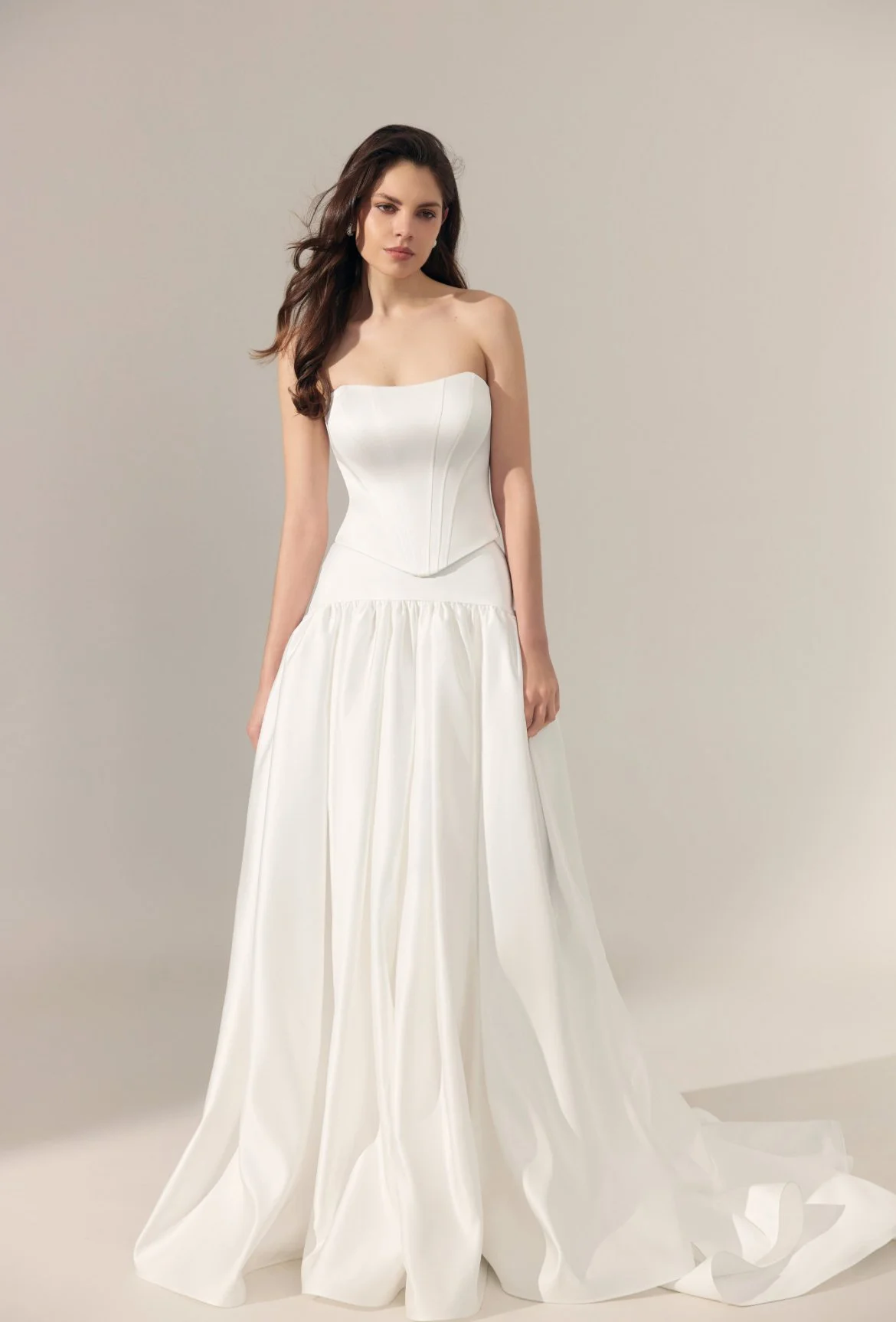 Satin corset and skirt for wedding Sweden