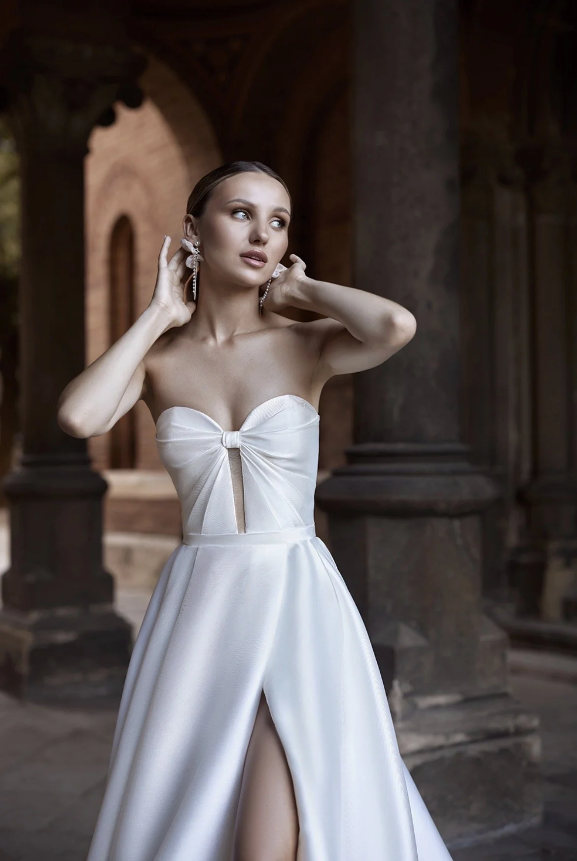Deep V | sweetheart | Aline | wedding dress | brudklänning | Sublime style