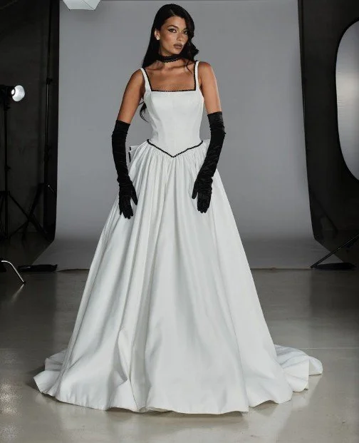 sachin and babi light blue dress ASOS DESIGN structured dropped waist satin maxi wedding dress