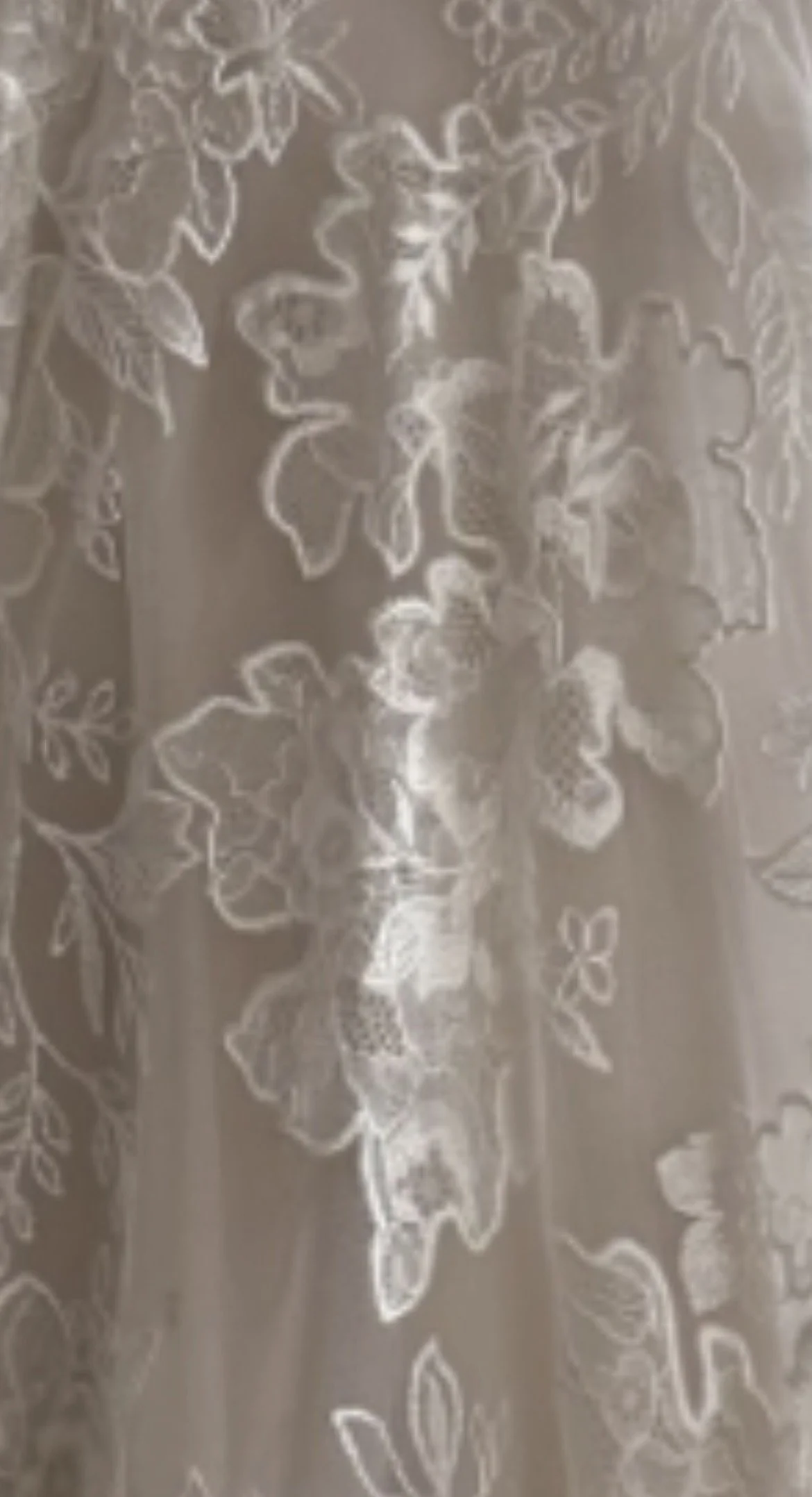 Beautiful lace wedding dress