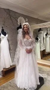Spets slöja vintage lace veil full