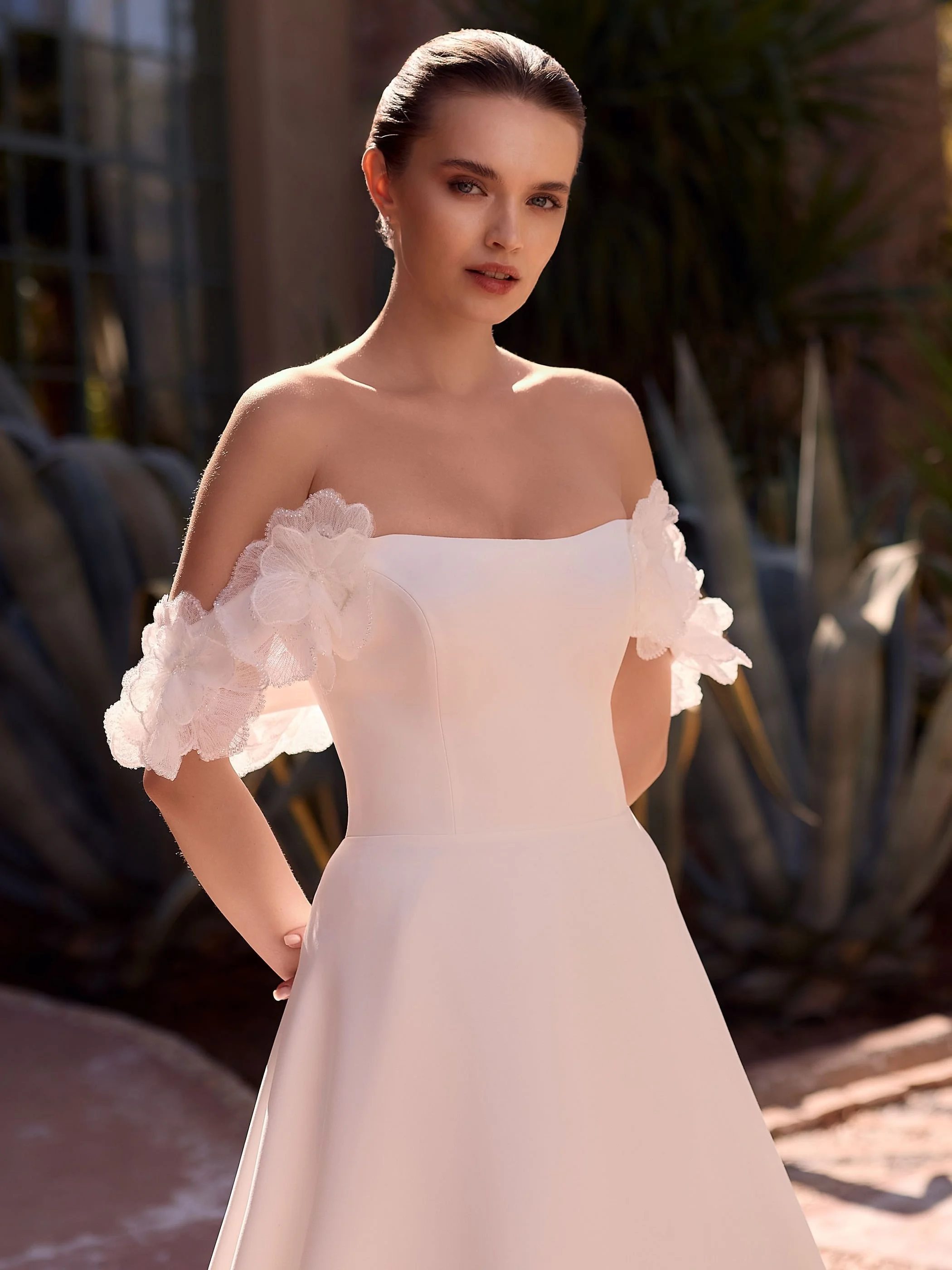 Bianco evento wedding dress stockholm Sweden Sublime style