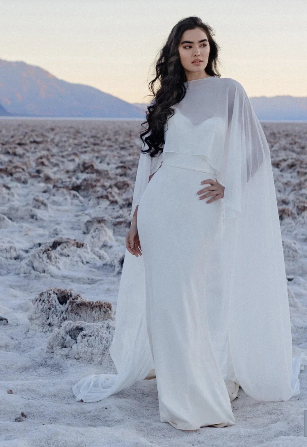 Chiffon cape | sheer cape | Cape | wedding | bröllop | bolero | stockholm