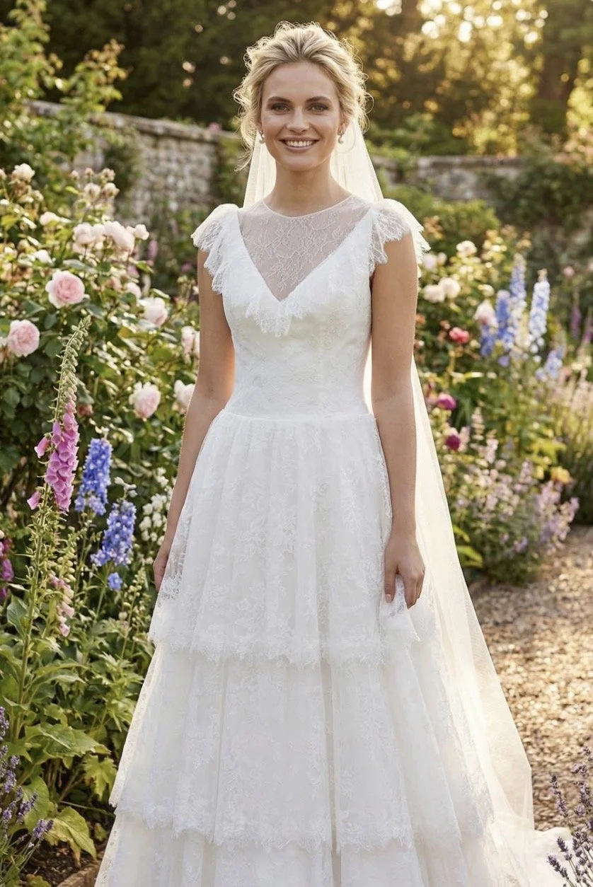 Boho chic wedding dress stockholm