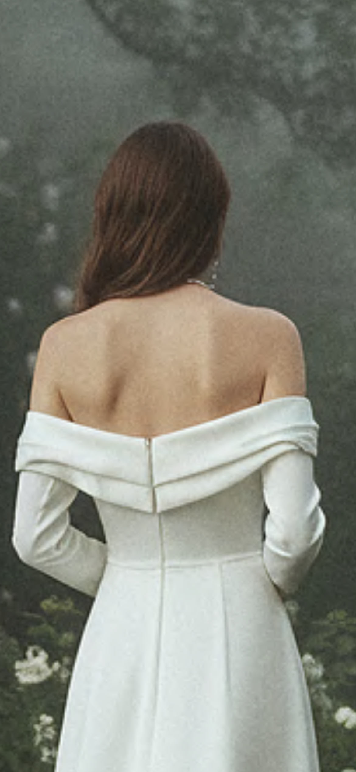 Eleganta brudklänning Sverige satin