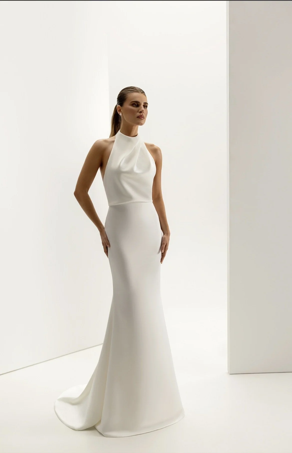 Wedding dress | satin | elegant | 2027 | 2026 | bride | sweden