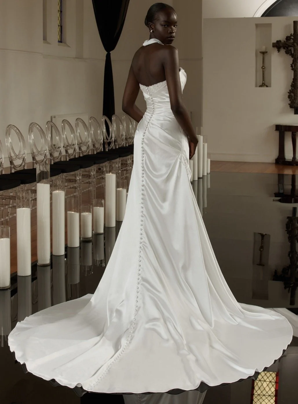 Satin | strapless | sweetheart | wedding dress | bröllopsklänning