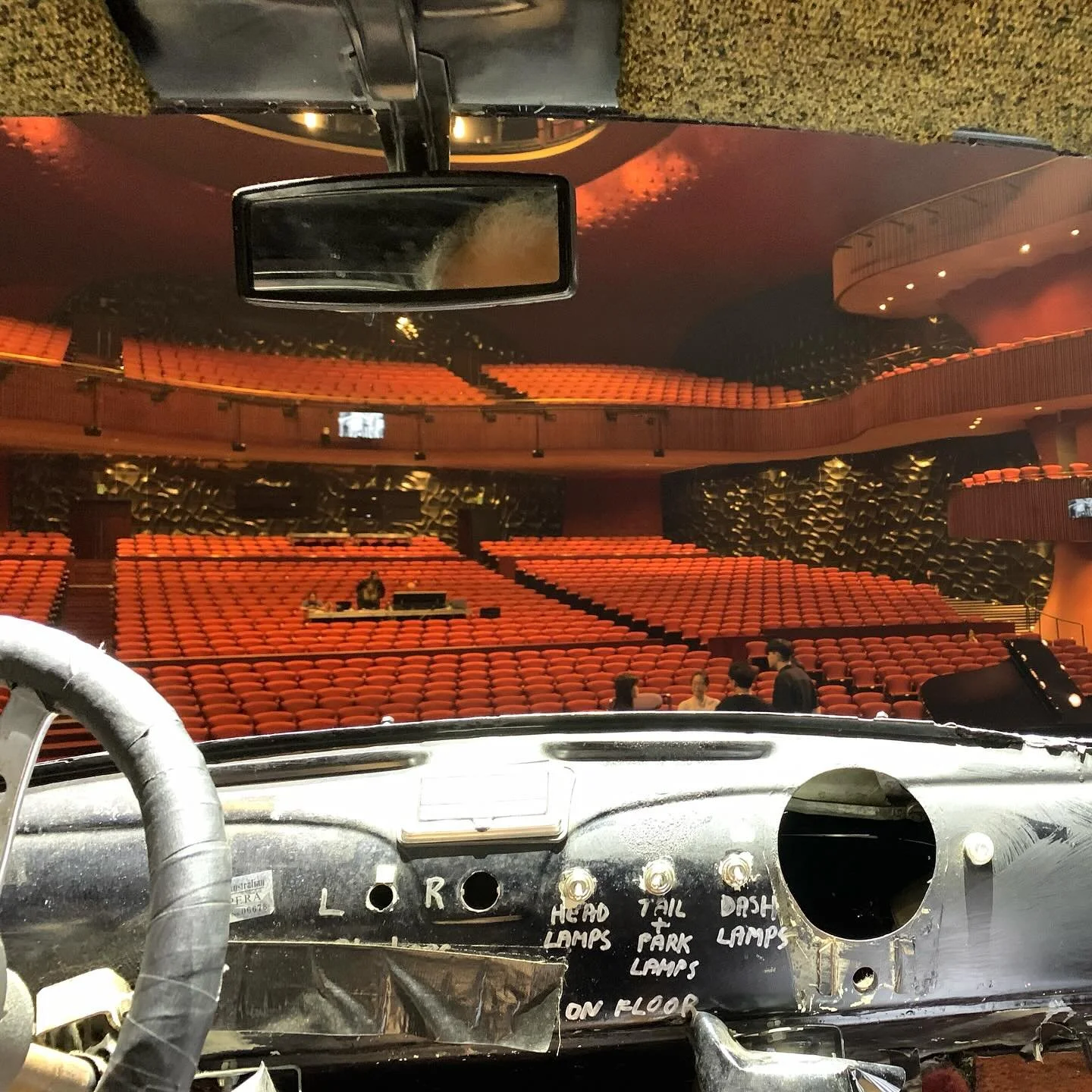 We&rsquo;re on the home straight to opening night, with stage rehearsals now complete. Here are glimpses of the @nationaltaichungtheater auditorium from inside the world of Rigoletto:

🚗 From the Fiat 500
🏠 From upstairs in Gilda&rsquo;s bedroom

I