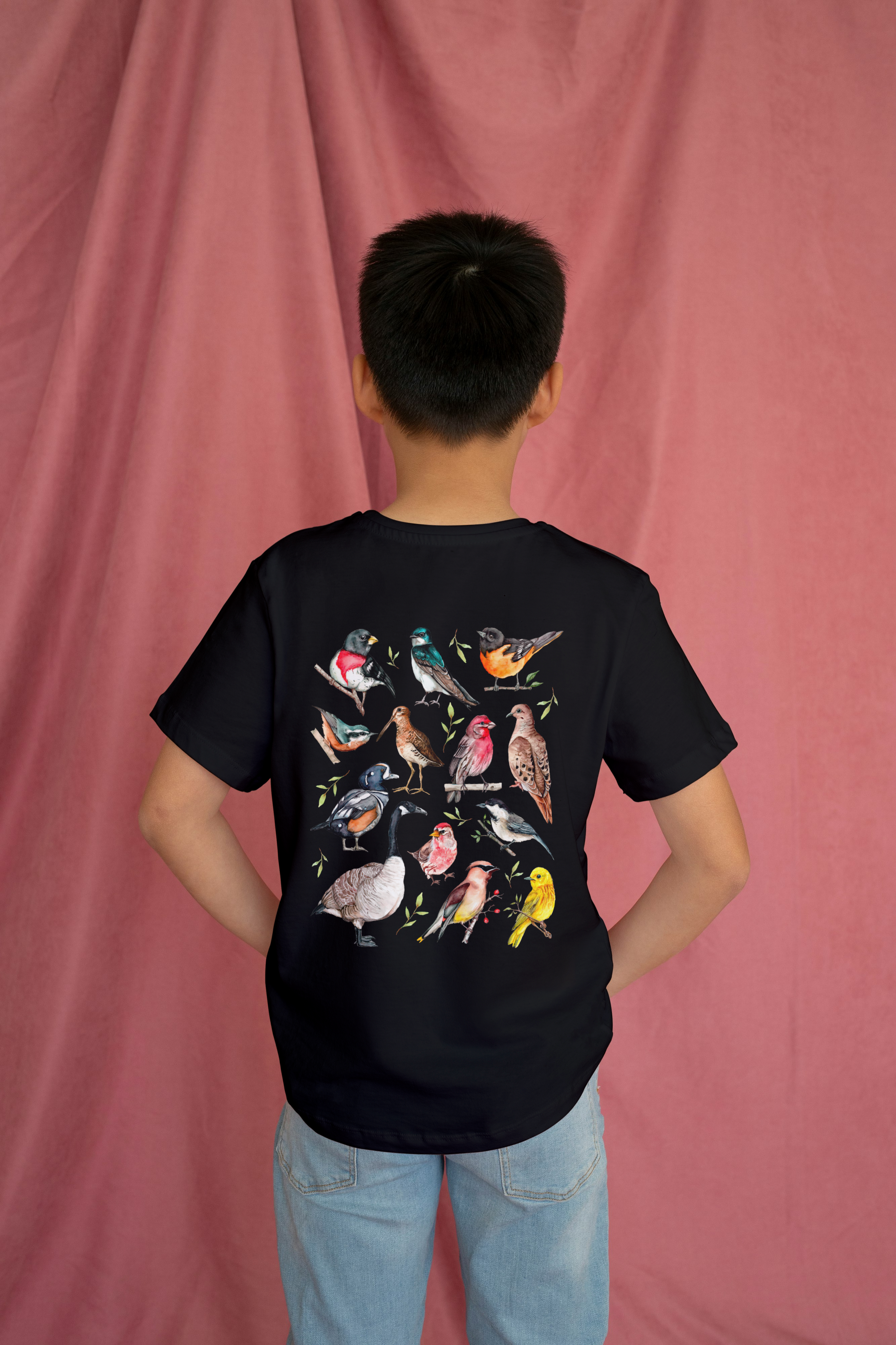 T-shirt unisexe ENFANTS | Les oiseaux du Québec
