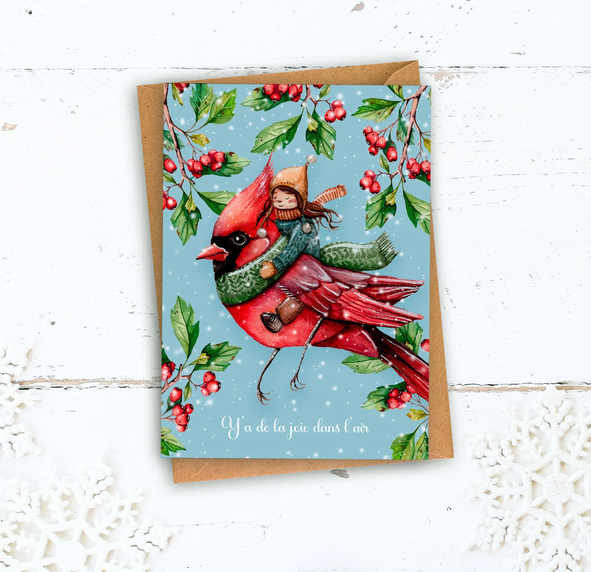 Y'a de la Joie dans l'Air | Carte de Noël