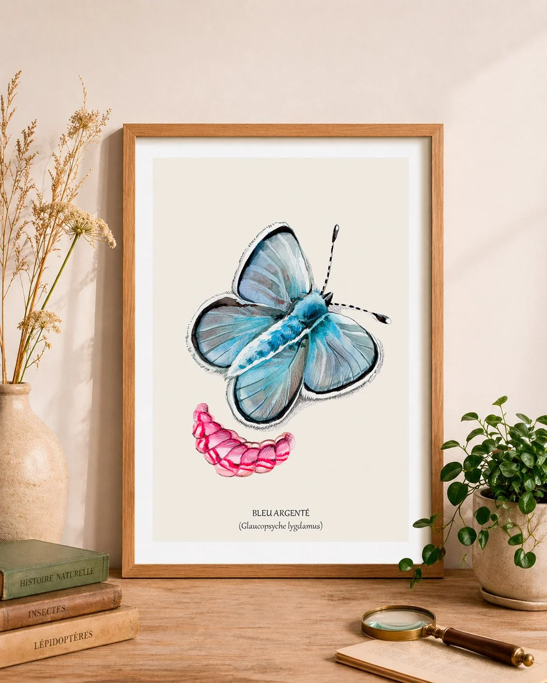 Papillon bleu argenté cadre mockup.jpg
