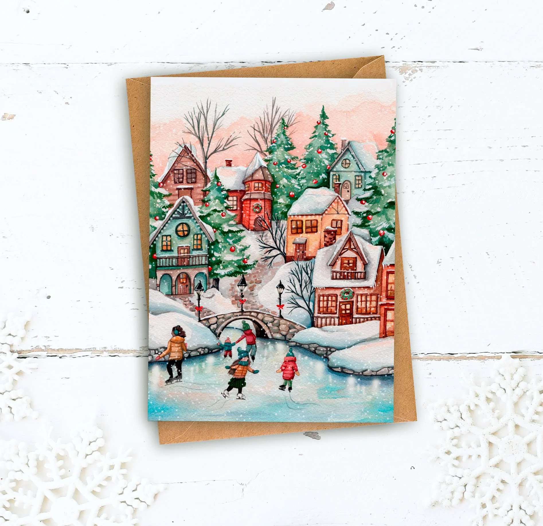 Journée en Patins | Carte de Souhait