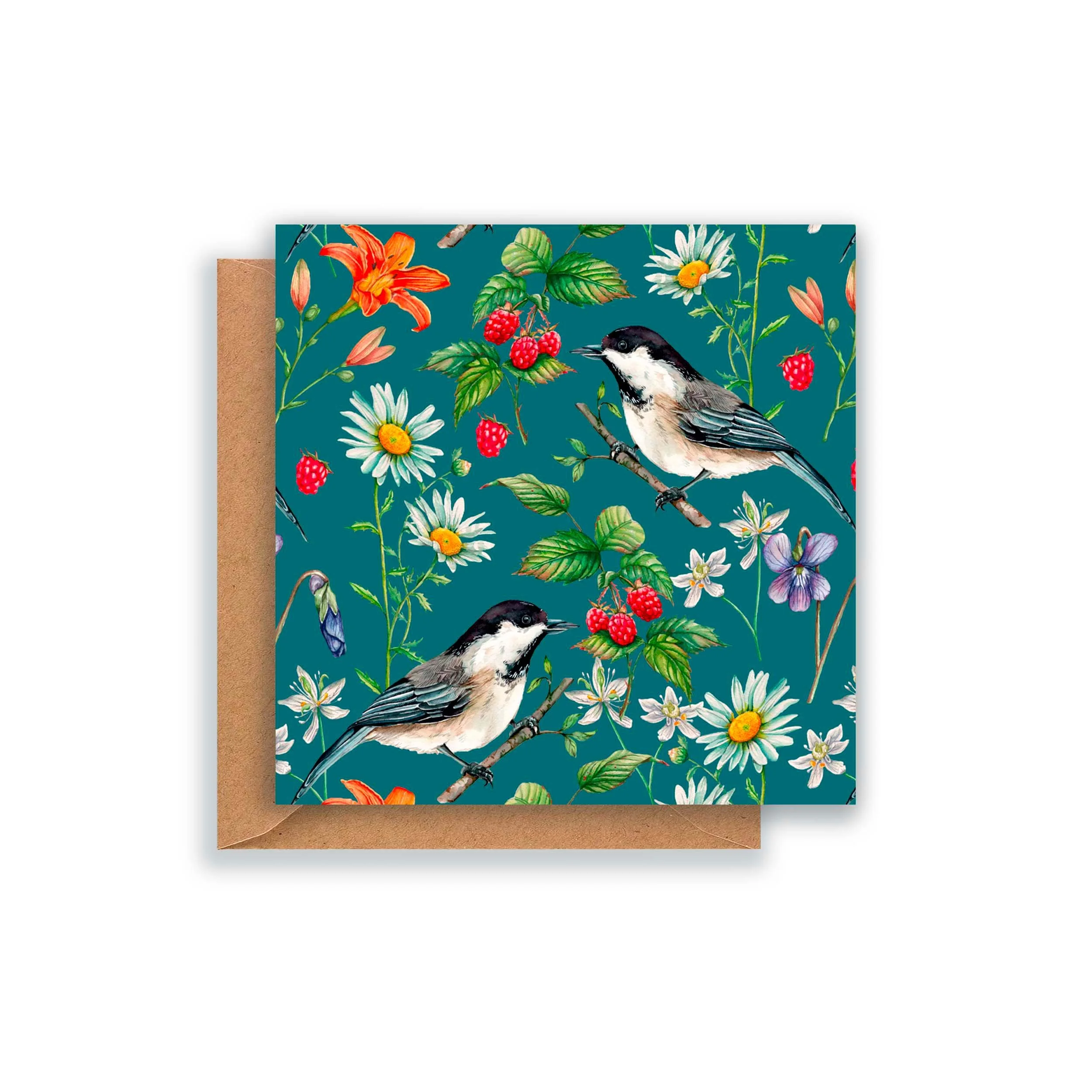 MÉSANGES | Mini carte de souhaits