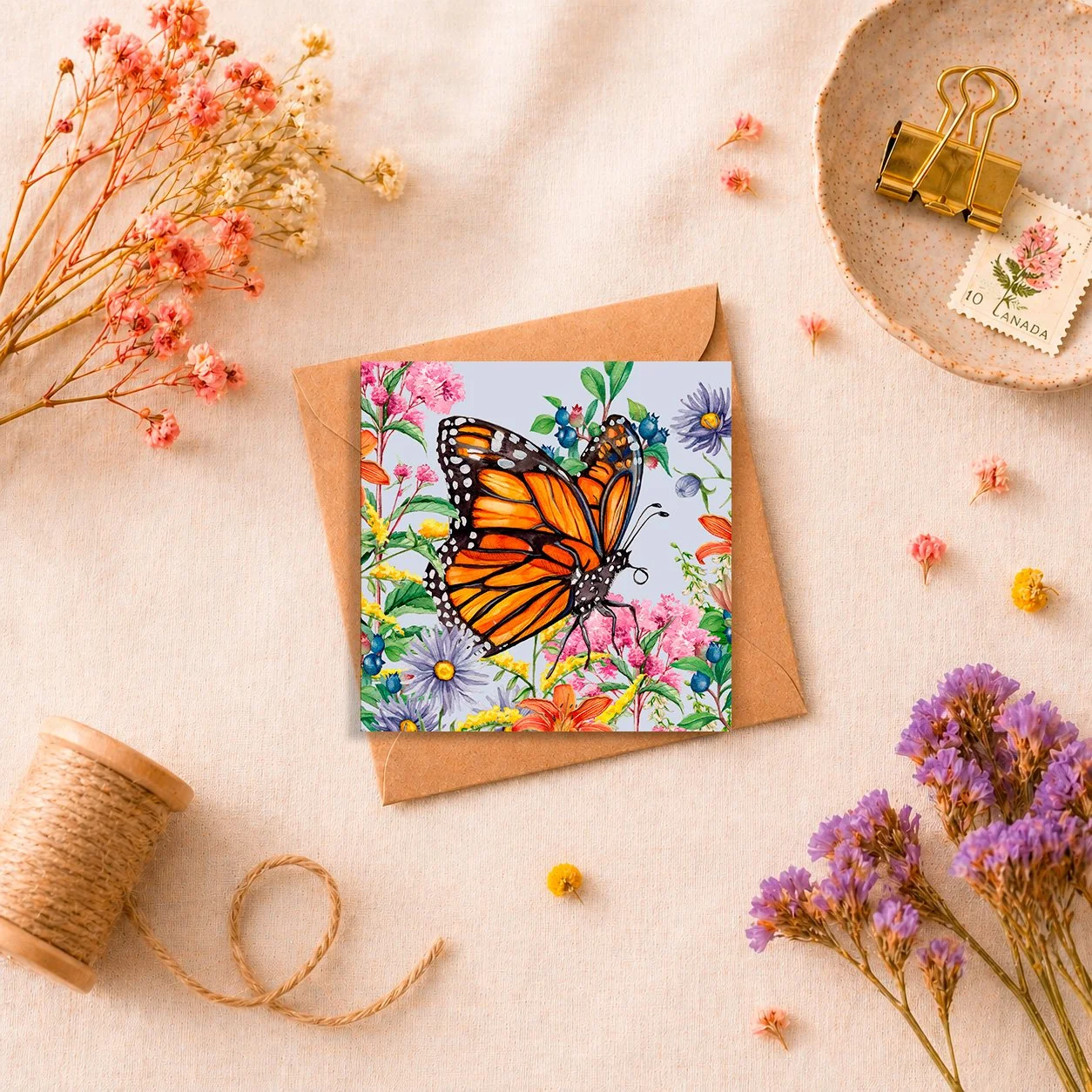 MONARQUE | Mini carte de souhait