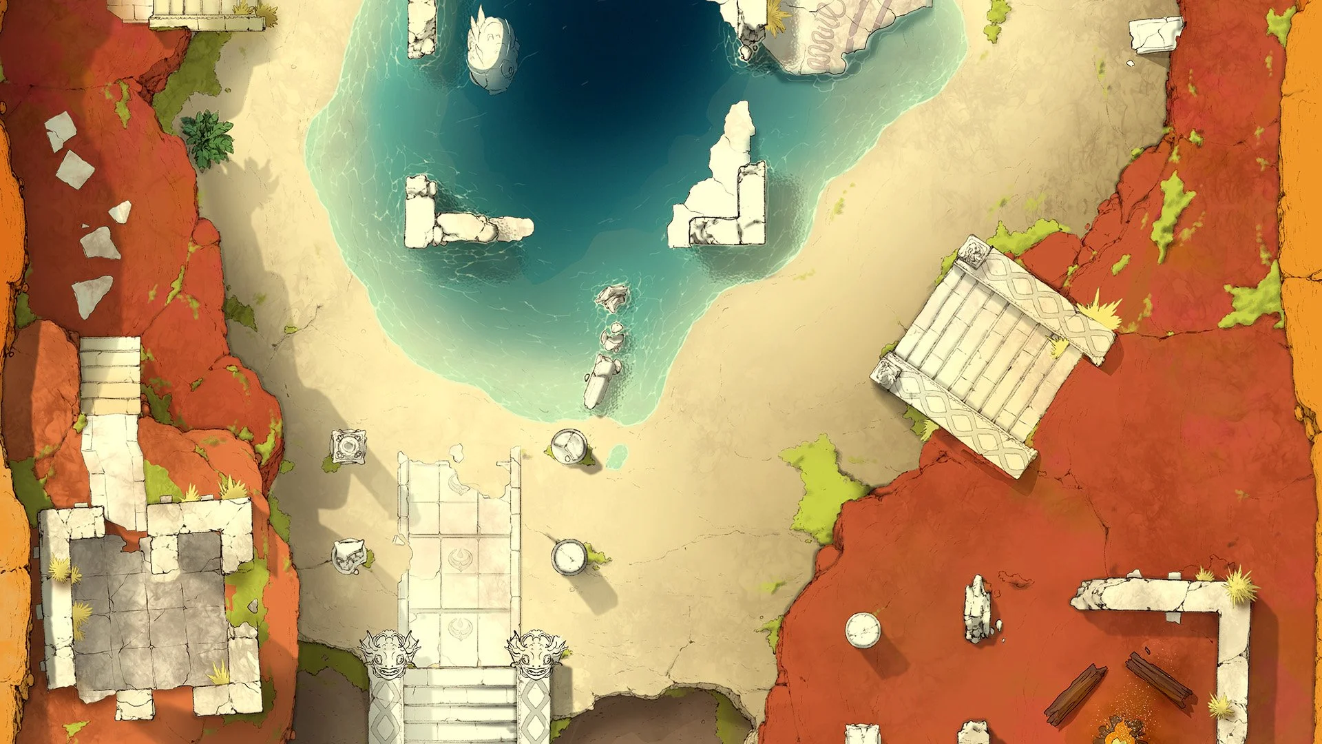 Desert Ruins — Cze and Peku Maps