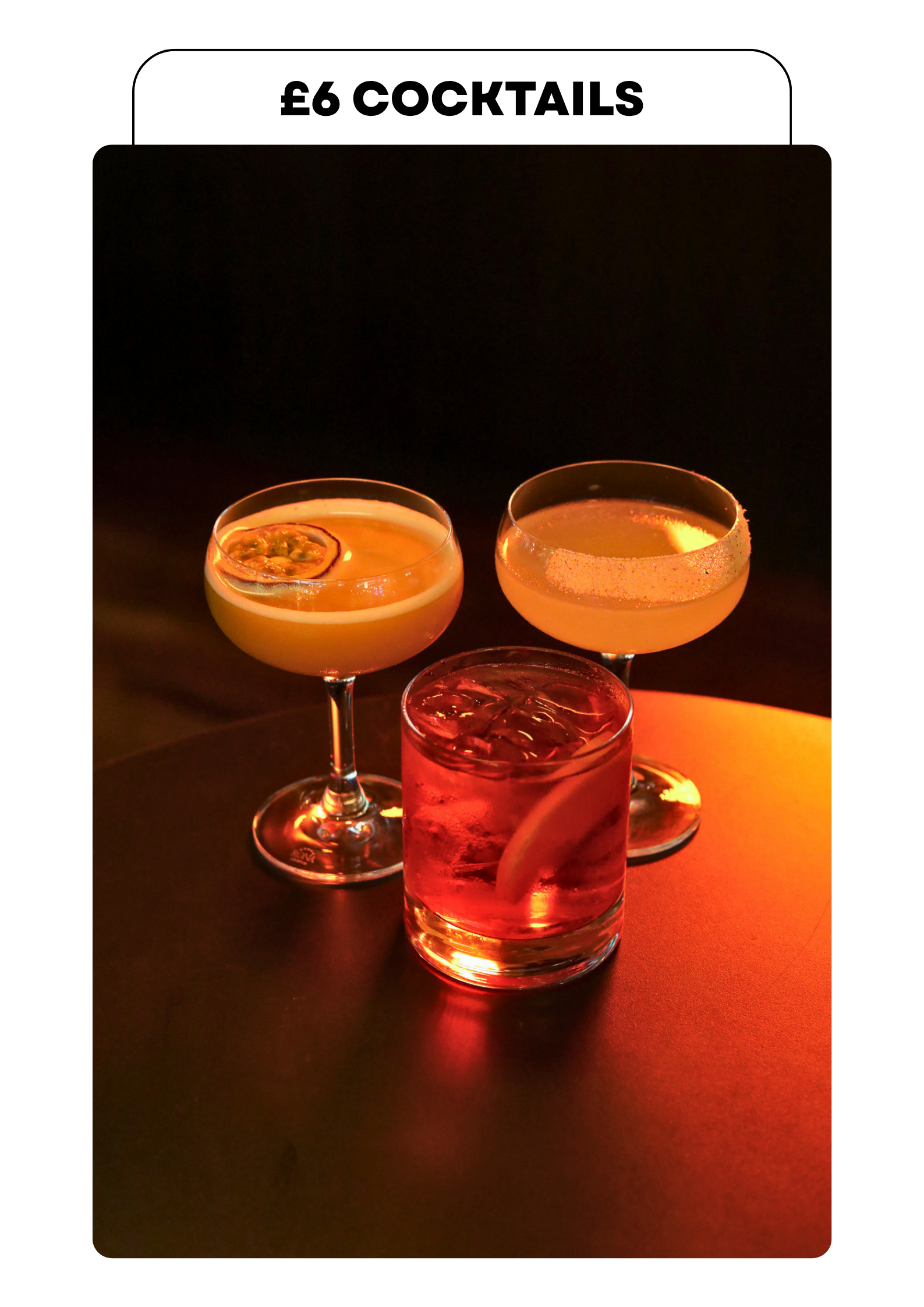 £6 cocktails on Mondays at Players