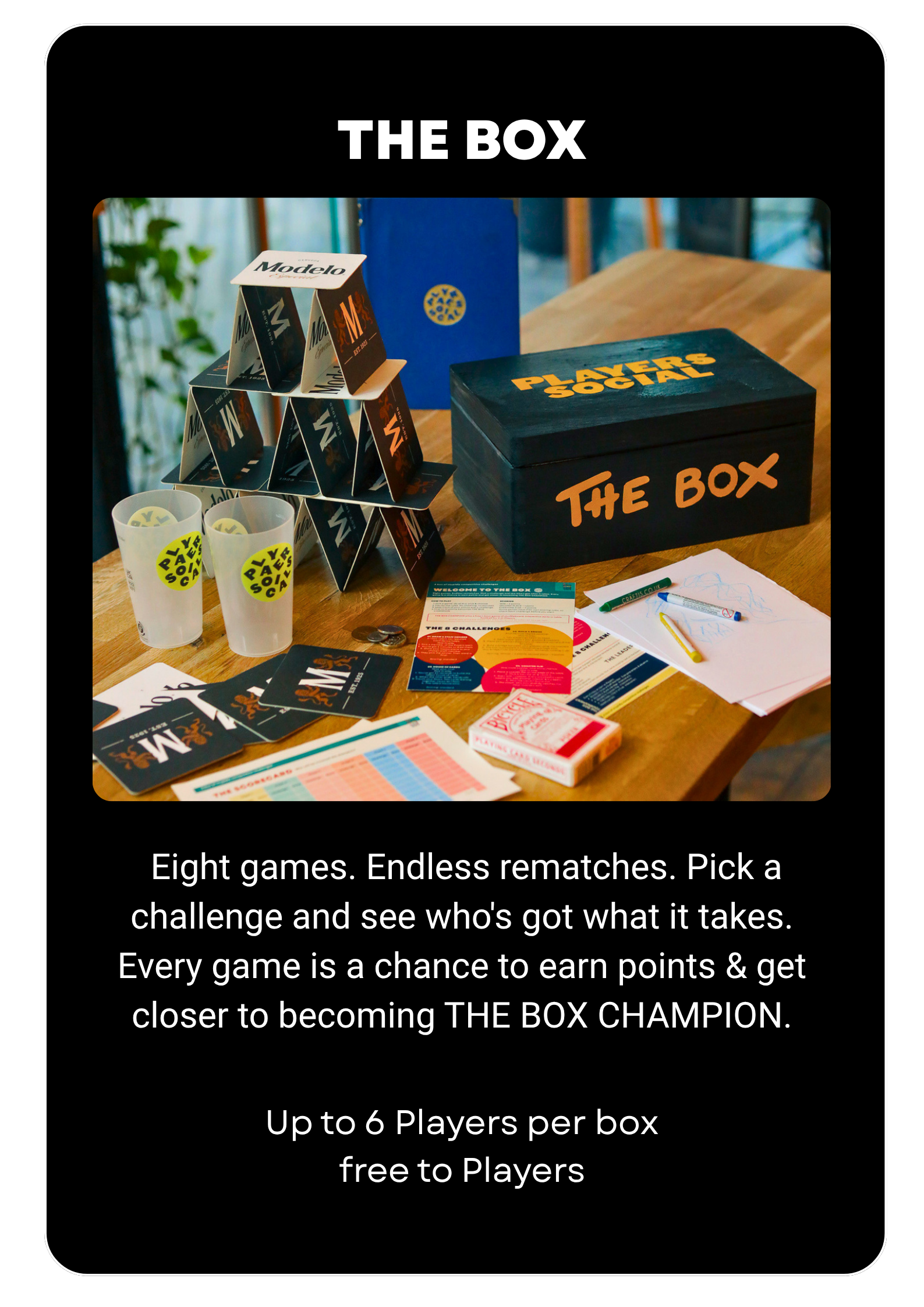 Players Social The BOX free games