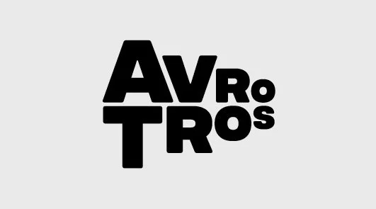 Black text spelling 'AV ROTOS' with the letters arranged in a stylized, overlapping manner on a gray background.