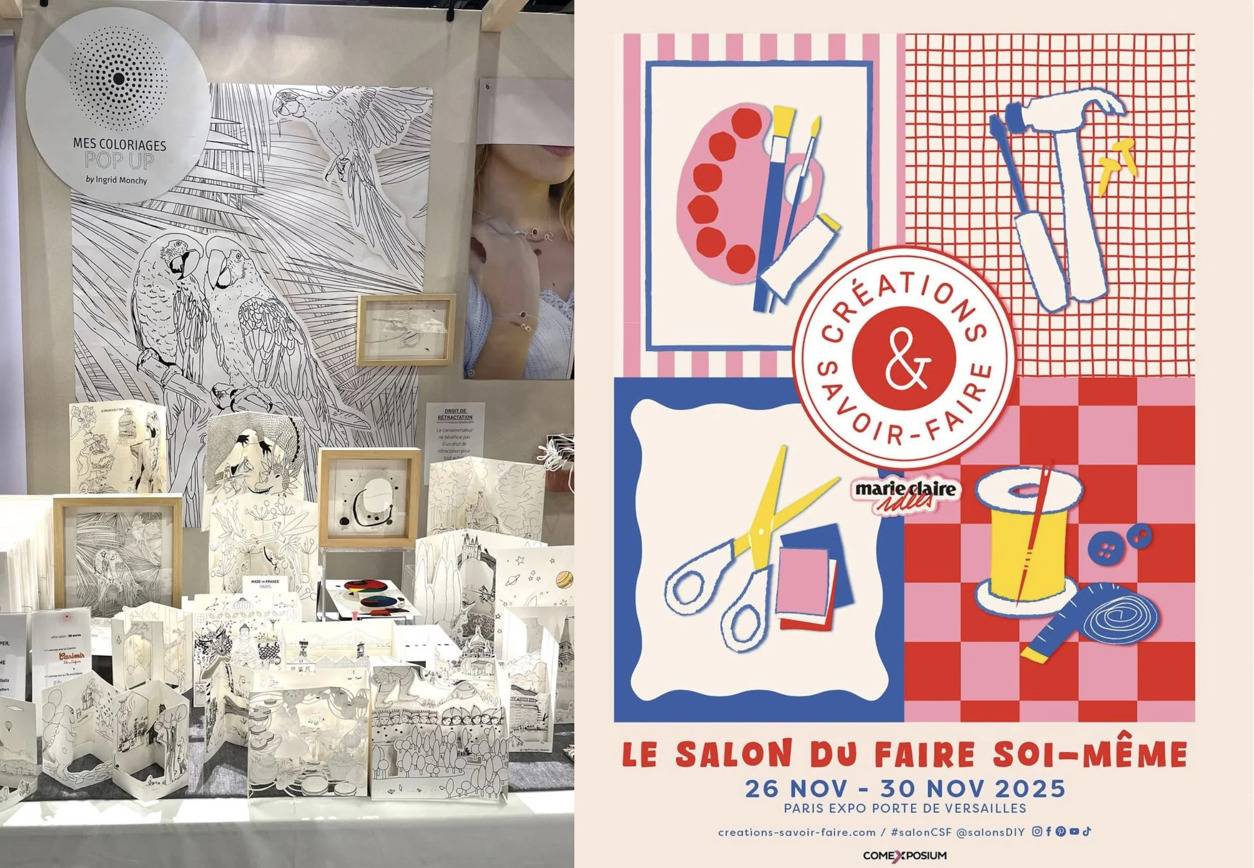 SALON CSF (CREATION &amp; SAVOIR-FAIRE) 26-30 NOVEMBRE Paris PORTE DE VERSAILLES - village des créateurs / VC33