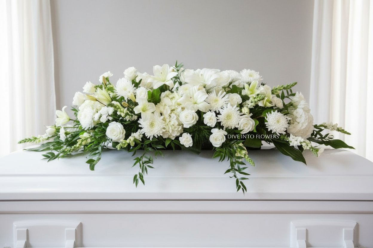 Rest in Peace_Casket Spray  (for Closed Casket)