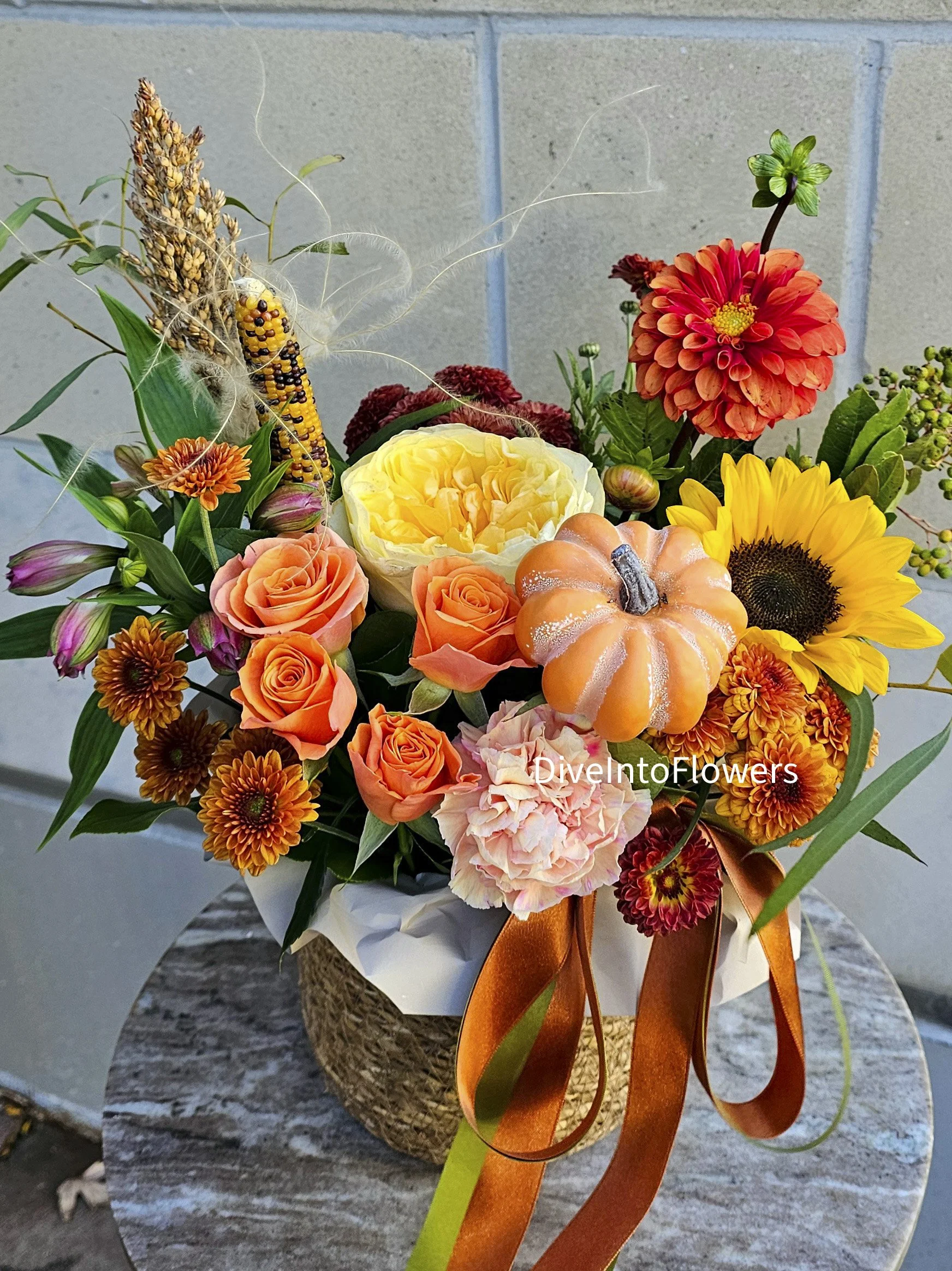 thanksgiving basket-diveintoflowers.jpg