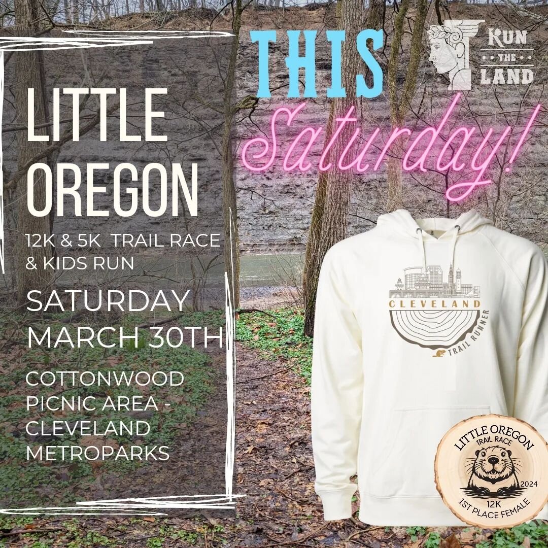 This Saturday!!! Looks like we are going to have some awesome weather, beautiful trails and sweet swag! Register today to be guaranteed a sweatshirt!