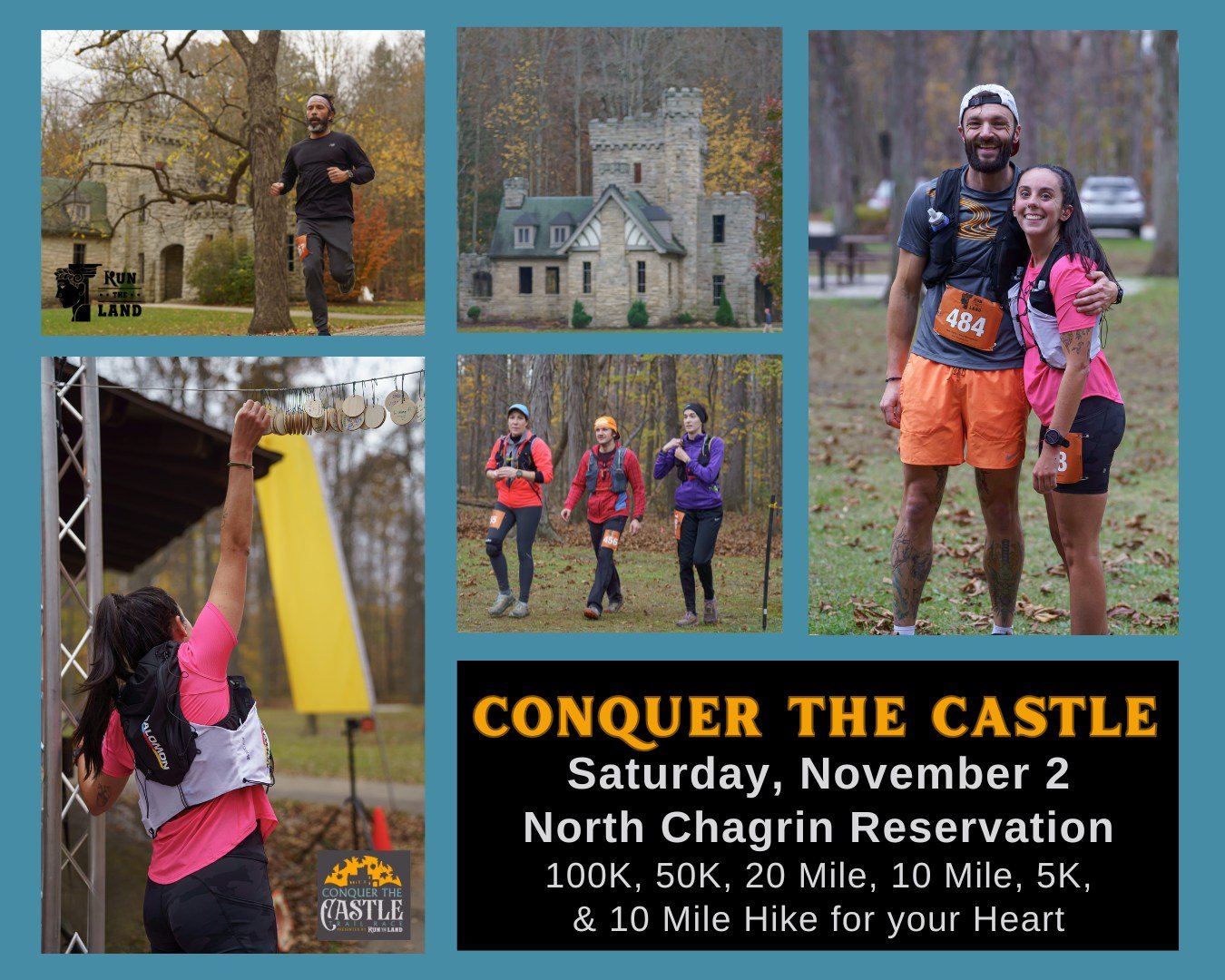 What are your trail racing goals for this fall? Add Conquer the Castle! 

With several racing options, there is something for all levels &amp; abilities!

Enjoy the scenic fall foliage as you traverse through a dense maze of giant trees to conquer th