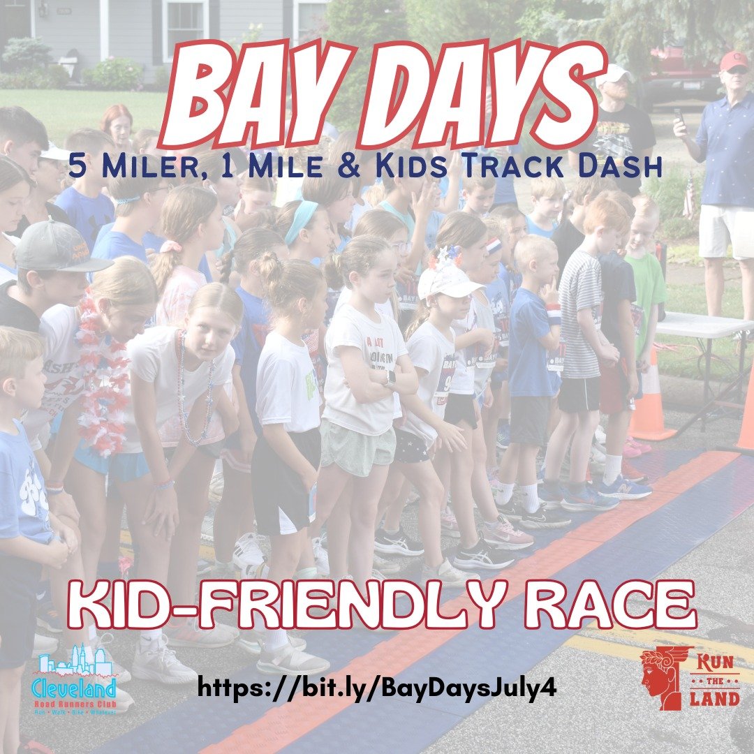 The Bay Days 5 Miler, 1 Mile, and Kids Track Dash offers a race for youth of all ages! 🏃&zwj;♀️🏃&zwj;♂️

✨ 5 Miler: Challenge older kids to test their endurance with a longer distance.
✨ 1 Mile: Perfect for those looking to race a fast, fun mile!
✨