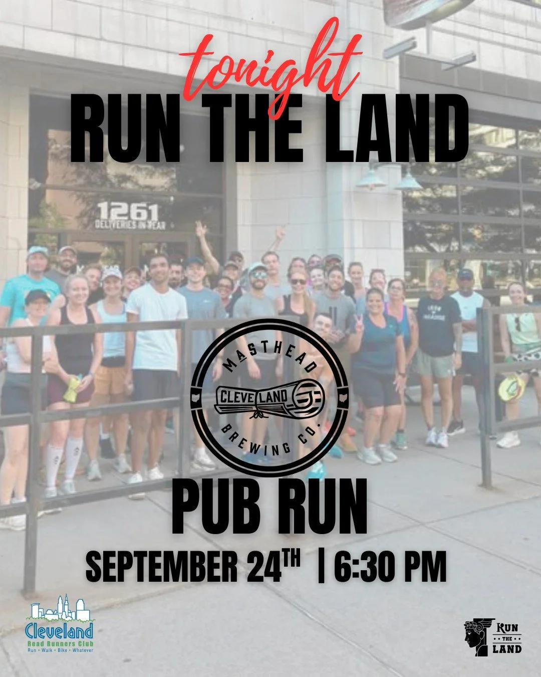 🏃&zwj;♀️ Ready to hit the streets of Cleveland?

The Pub Run is TONIGHT at @mastheadbrewing 

📍 1261 Superior Ave, Cleveland, OH 44114
🗺 Choose between 3-mile or 6-mile routes
🕕 Run, walk, or ruck starts at 6:30 PM (or just come hang out!)
🍕 Sti